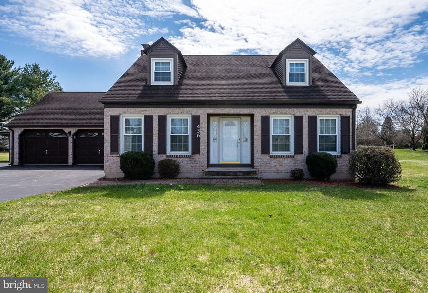 Welcome to 436 Linden Rd. A beautiful , well-maintained 4-bedroom Cape Cod in Mertztown set on 1.85 acres! This home offers a flexible layout with a main floor primary bedroom and convenient main floor laundry, ideal for easy, everyday living. The finished lower level provides additional space for entertaining, hobbies, or a rec room. Featuring 2 full baths, a 2-car garage, and an extra storage building, there’s plenty of room for all your needs. Located in the desirable Brandywine School District. Step outside to enjoy the spacious backyard, complete with a rear deck overlooking the property and a gunite pool—perfect for summer relaxation and entertaining. Check it out today, it won't last long!