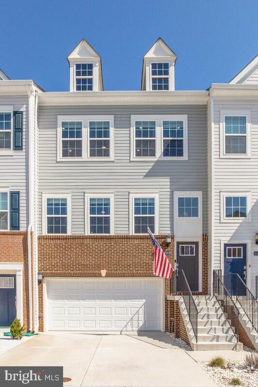 Upgraded finishes, move-in ready, and backing to trees—this beautifully designed townhome offers the perfect blend of style, privacy, and everyday ease, just minutes from PAX River, waterfront access, and a vibrant, family-friendly community.  
Built just 2.5 years ago, this 3-bedroom, 3.5-bath home feels like new construction and features a thoughtfully designed layout with elevated finishes, including crown molding throughout the home. The main (2nd) level showcases a bright, spacious open family room filled with natural light, flowing seamlessly into the dining area and kitchen—ideal for both everyday living and entertaining.
The kitchen is a true centerpiece, featuring quartz countertops, a statement hood, double wall ovens, a 5-burner gas cooktop, and an expansive six-seat island with farmhouse sink.  A custom wet bar and oversized pantry just off the dining area add both function and a refined touch.  Along with half bath on this level.  
The 3rd level offers a well-appointed layout with a spacious primary suite featuring a spa-like bath with upgraded tile, double sink and quartz countertops. Two additional bedrooms and an additional full bath with granite countertops and ceramic tile provide comfort and style, along with the convenience of laundry on this level.
The entry level includes a full bath and flexible bonus space off the garage—perfect for a guest suite, home office/den, or potential 4th bedroom.
Enjoy outdoor living with a newly added paver patio, fully fenced yard, and upper deck with low-maintenance boards and solar lighting—all overlooking a serene, tree-lined backdrop.
Ideally located near shopping, dining, and commuter routes, and just a short drive to local parks, beaches, and boat launches—this home offers easy access to the best of Southern Maryland living.
Community amenities include a pool, playgrounds, and onsite daycare, making this a truly connected and convenient place to call home.