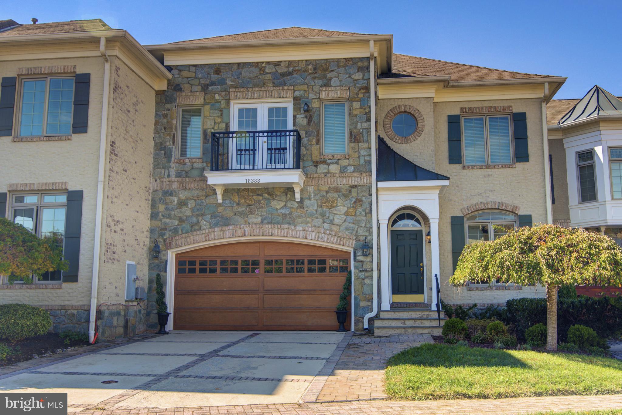 Ideally located on one of the most desired lots, 18383 Eagle Point Sq. directly backs onto hole 10 of the coveted River Creek golf course and one of the most prestigious gated communities in Loudoun County.  This exquisite colonial townhouse offers an ideal blend of luxury and comfort. Spanning over 3,800+ square feet, this residence boasts four spacious bedrooms and four and a half elegantly appointed bathrooms, perfect for both relaxation, functionality and personal space. Step inside to discover an open floor plan that seamlessly connects the gourmet kitchen, featuring upgraded granite countertops, new cabinets, stainless steel appliances and an endless central island.  The kitchen is the centerpiece and the heart of the 1st floor, inviting living and dining areas and guests to congregate around ample sitting space and enjoy the elegant views of the golf course. Crown moldings and rich hardwood floors enhance the sophisticated ambiance, while two fireplaces bring in warmth and charm. The primary suite is a true retreat, complete with a lavish bath, separate standing shower, his and her private vanity and walk-in closets. Recent renovations in 2023 have elevated this home to new heights, ensuring modern conveniences throughout. The upper-level laundry adds practicality, while the oversized full basement with is sure to delight the entire family and has ample space for everyone. Outside, enjoy breathtaking views of the adjoining golf course from your private balcony or deck, perfect for morning coffee or evening gatherings. The community amenities are unparalleled, featuring a pool, tennis courts, and a clubhouse, golf course and walking paths amidst lush vegetation and perfectly manicured greens, all within a gated environment. Explore scenic bike trails and jogging paths or take advantage of the nearby boat ramp for outdoor adventures. With an attached two-car garage and meticulous landscaping, this property is a true gem in a vibrant neighborhood, offering both tranquility and access to local dining and recreational options. Experience the best of River Creek living today!