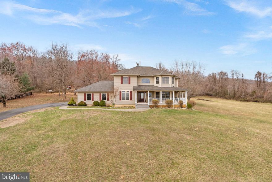 Welcome home to 13400 Stream Farm Lane, situated on 3.55 acres in a serene five-home subdivision just outside the town of Leesburg! Bring your horses with you to this spacious custom-built home boasts an oversized three-car garage with an EV/RV charger, five legal bedrooms, with the potential of a main level bedroom and two additional rooms on the basement level, four full bathrooms and two half baths, dramatic two-story family room with a wall of windows overlooking the sunset. The home has been well maintained with recently updated bathrooms, kitchen appliances, washer/dryer, HVAC, Flooring, interior/exterior painting, and front and back exterior steps. Its functional layout provides generously sized bedrooms, a sophisticated country kitchen with custom cabinetry, a large laundry room with sink, storage, and laundry chute from the upper level, and plenty of room to grow or host gatherings. Cozy up to either of the two fireplaces during the cold winter months, enjoy the 40' x 20' in-ground pool in the summer, and spend the spring and fall watching the foliage from your wrap-around porch. BONUS: No water, sewer, or internet bills - a huge monthly savings!

Open house Saturday 3/22 from 12pm - 3pm!