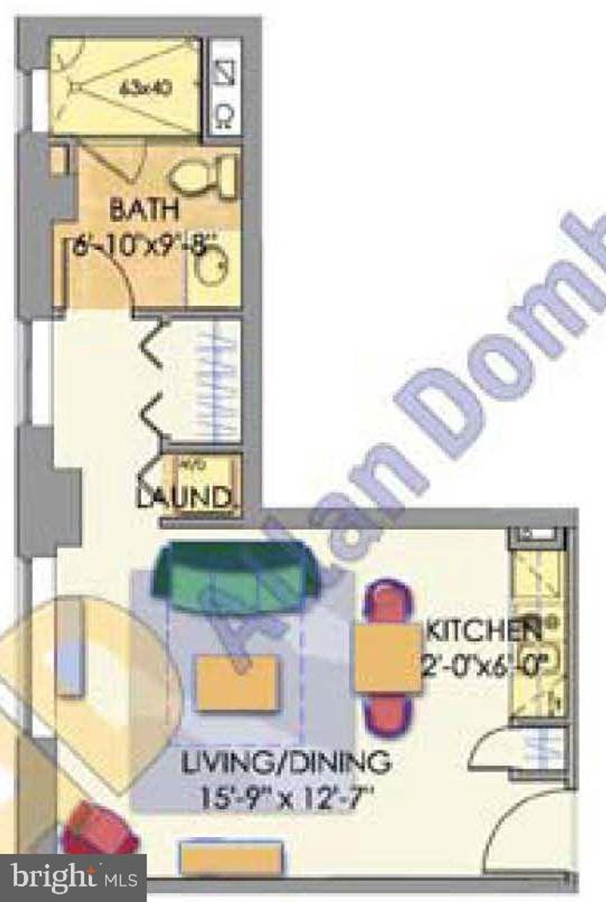 Beautifully appointed studio at The Warwick Condominiums atop The Warwick Hotel! This perfectly sized home features oversized windows, hardwood floors, and beautiful finishes throughout. Enter into the light-filled great room with ample space for living and dining and an open kitchen boasting wood cabinetry, black granite countertops, and stainless steel appliances. The marble-appointed bathroom has a wood vanity and large glass-enclosed walk-in shower. There is a laundry closet with stacked washer/dryer, additional closet space, and beautiful trim and moldings throughout. This home can be used as a full-time residence or pied-a-terre. Residents of The Warwick enjoy the same amenities as hotel guests including 24-hour door-man service, a state-of-the-art fitness room, and the use of three restaurants on the ground floor for additional fees.