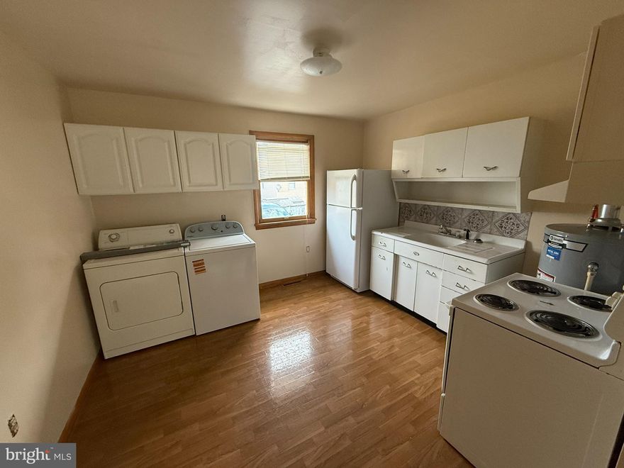 Nice apartment in Keyser features 2 bedrooms, 1 bathroom, living room, kitchen, washer/dryer in unit, street parking, shed and small yard.