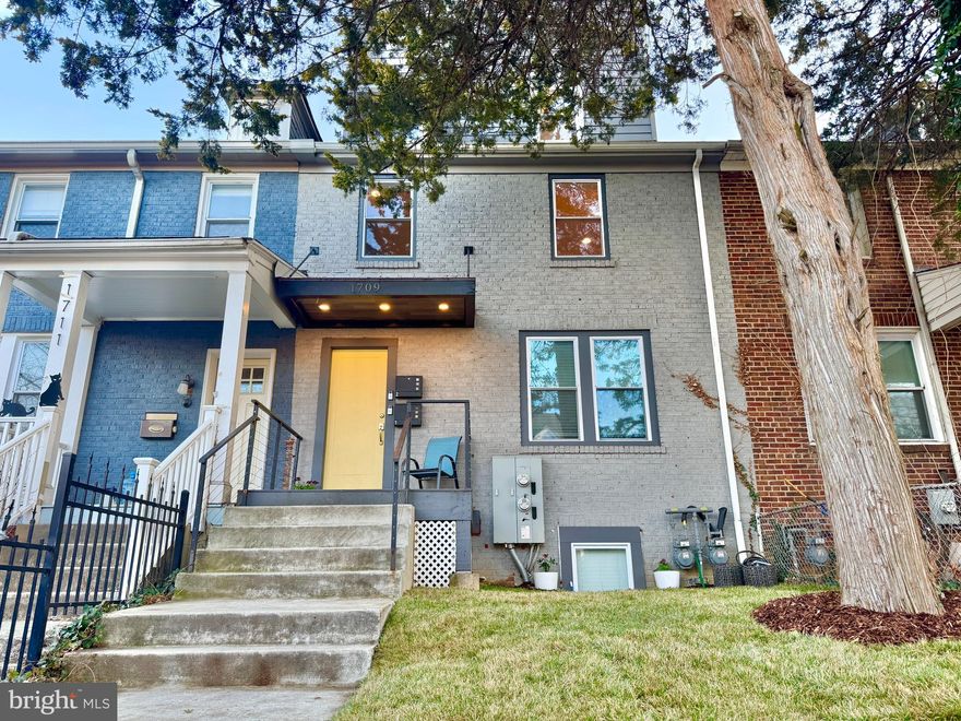 Stunning renovations! OPEN HOUSE SATURDAY 11AM-1PM. See virtual tour link for 3D walkthrough. Fully Renovated 3-Level Townhome Condo in the Heart of Capitol Hill. Welcome to this stunning, fully renovated 3-bedroom, 2.5-bath townhome condo, perfectly situated in the vibrant heart of Capitol Hill. Water is included in the condo monthly of $265/month! Step inside to discover an open-concept living space that seamlessly integrates the updated kitchen, dining area, living room, and private deck. The kitchen features modern ample cabinetry with a newly added dedicated coffee and bar extension of the cabinets, a large center quartz countertop island, high-end stainless steel appliances, a gas cooktop, built-in microwave and oven set, and an undermount sink, and this open ambiance is truly a delight in for cooking and entertaining. The spacious formal dining area is perfect for hosting gatherings, while the living room is filled with natural light, offering a warm and inviting atmosphere. A three-tier private deck off the living area extends your entertaining options outdoors, with the staircase giving entry to the rooftop showing off the DMV panoramic views. Upstairs, the expansive primary owner’s suite is light-filled due to its own skylight, offers two generous closets and a luxurious en-suite bath, complete with a brand-new sliding glass shower and new vanity sink. The secondary and third bedrooms are equally spacious, each with large closets and direct access to the second-level deck – a perfect spot to enjoy the outdoors. The hallway bath has a brand new custom glass shower doors. From here, you can ascend to the rooftop deck, which offers breathtaking views of the DMV!

This condo includes a private parking space as part of the sale, with a newly installed fence for added privacy and security.

Stadium-Armory Metro Station just 1.5 blocks away. Enjoy the best of urban living in one of Washington, D.C.'s most desirable neighborhoods, with all the charm of Capitol Hill right at your doorstep. Don’t miss out on this exceptional home – schedule a tour today!