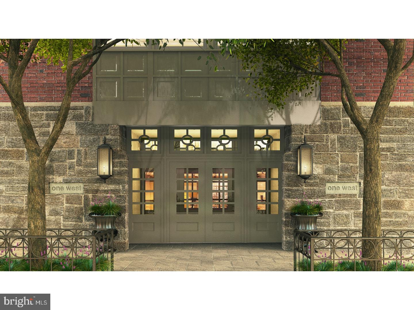 Introducing Chestnut Hill's Premier New Address: One West, twenty distinctive residences offering a maintenance-free lifestyle in the heart of historic, vibrant Chestnut Hill. These tastefully designed homes include the finest finishes and expansive living spaces where you'll welcome friends and family. With indoor parking and a variety of floor plans to choose from, One West combines the most appealing qualities of traditional Chestnut Hill living with the best contemporary possibilities. Unit 4D offers approximately 2031 sq. ft. and features 2 bedrooms and 3 full baths. The bright open layout of the great room is perfect for entertaining or simply relaxing and is adjoined by a private foyer. The gourmet kitchen is well appointed with a breakfast bar, Thermador appliance package, 6 burner gas range, built-in convection microwave, solid wood cabinets by Fieldstone Cabinetry, granite countertops, and custom tile backsplash. Adjacent to the kitchen is the pantry/laundry with a Bosch washer and dryer. The great room and master bedroom feature French doors opening to the expansive terrace. The large master suite with walk-in closet and master bath with marble double vanity, also includes a frameless glass shower and separate bathtub. This unit also features a large study. The guest bedroom with full bath and walk in closet completes this fantastic unit. One of Philadelphia's most desirable neighborhoods, Chestnut Hill is known for its rich history, unique architecture, impressive parklands, and lively commercial district. Just 30 minutes to Center City Philadelphia via regional rail, Chestnut Hill is the perfect example of a transit-oriented development. With an address that is central to this urban village, One West offers a location that is singularly Chestnut Hill.