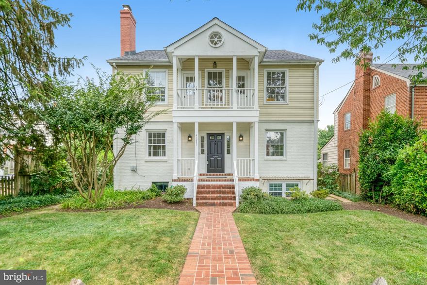 You will have all the space you need with this Stately and Charming Southern Style Colonial. 
With 5 Bedrooms, over 3500 Finished Square Feet of living space, and a 2 Car Garage on a 6,538 Sq Ft Lot you will have all the space you need.  Entering past the picket fence through the landscaped front yard and across the charming front porch, one enters through the living room with its wood burning fireplace and mantle. Passing through the sunny formal dining room to the right, one enters the open kitchen with tall white cabinets, stainless steel appliances, granite countertops and pantry. Across the peninsula, perfect for keeping connected with the family or guests, is the expansive family room and breakfast nook. The sliding glass doors open the space up to the private back deck and patio, perfect for al fresco entertaining. Quiet 24th Road behind the property provides  easy access to the attached 2 car garage. The second floor has 4 spacious bedrooms (two of which are connected by the charming front-of-house porch) and 2 Full Bathrooms. The Primary Suite has vaulted ceilings, a newly replaced balcony, a walk-in closet, and an en-suite bathroom with a jetted tub. The lower level is a particularly spacious and fresh finished basement with the 5th bedroom and walk up access. Conveniently found just a few blocks from the Restaurants and coffee shops of Lee Heights Shopping Center and Several Parks and Playgrounds. Currently Zoned for Top-Rated Discovery Elementary, Williamsburg Middle & Yorktown High Schools. Open Sat 1-4