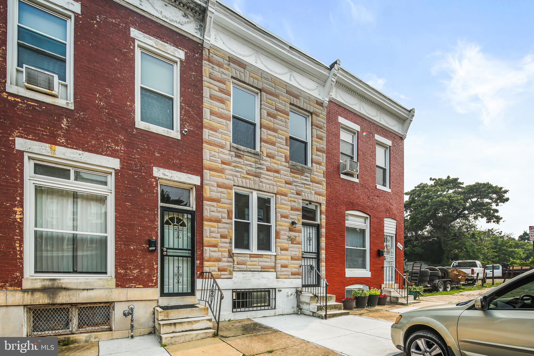 A wonderful fully rebuilt 2 Bedroom 2 and a 1/2 Bath Home in Shipley Hill.
PLEASE NOTE: THERE ARE CAMERAS FRONT AND BACK
Be the first to own and occupy Baltimore Townhome rebuilt from the basement to the roof.
The open Main level will let you arrange your furnishings in a variety of way to suit your living style.
The kitchen with all new appliances and granite counter tops is enhanced with a bank of White Shaker Style Cabinetry.
The main level powder room is great addition when entertaining guests.
The Primary Bedroom features an En Suite full bath with a full tile walk in shower.
The hall bath also features a full tile surround for the tub.
The all-new utilities include New Furnace, hot water heater upgraded electrical service and central air conditioning.
A washer and Dryer are included with this great new "NEW HOME"