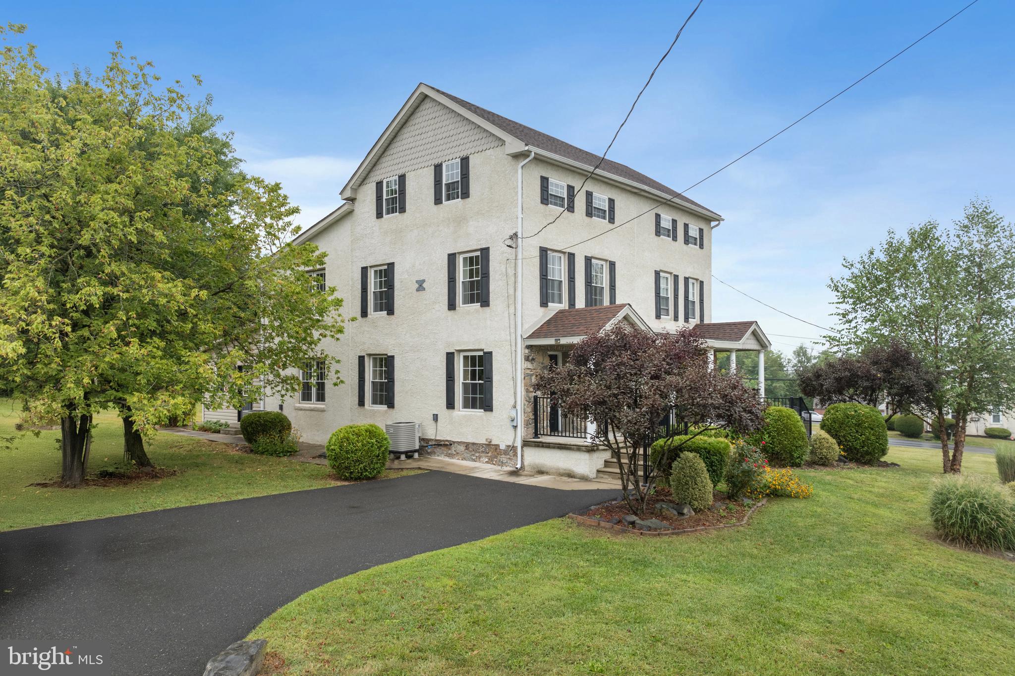 Welcome to 2504 Swamp Pike Unit A! This 3 level farmhouse has been fully remodeled and is in the process of having updates. This unit features a massive living room with hardwood floors, stone accent wall and a decorative stone fireplace (not functioning). The carpeted family room sits between the kitchen and living room which connects to a large powder room with ceramic tile floors. The kitchen features a vaulted ceiling, ceramic tile floors, stainless steel appliances, solid surface countertops and ceramic tile backsplash! Heading up to the second level you will find your primary bedroom with vaulted ceiling, ceiling fan, W2W carpet and an ensuite bath with ceramic tile floors and a ceramic tile stall shower. Your second bedroom is generously sized and features W2W carpet, a ceiling fan and it connects to the hall bath with ceramic tile floors and a tub shower with ceramic tile surround. From the hall take the spiral staircase up to the 3rd floor loft bedroom which is massive, this could also be a wonderful space for an office, gaming, crafting and so much more! This home has a back patio with privacy fence with a large back yard, two zone central air and forced air heat pump, a covered front porch and basement access. You won't want to miss an opportunity to live in this terrific and well cared for property! Apply online via rentspree and contact listing agent with any questions. This is a NO SMOKING and NO PETS property.