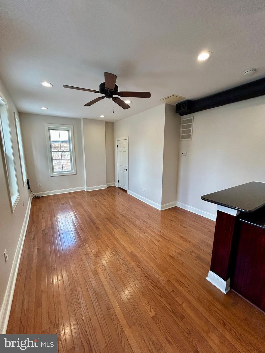 Rare opportunity awaits in the heart of Conshohocken's famed "Restaurant Row" on Fayette Street! This 1 bed/1 bath apartment on the second floor puts you front and center to the best dining and entertainment options in town, all within walking distance and without the hassle of parking. Step into a spacious open-concept living area with 6 ft windows, recessed lighting, and gleaming hardwood floors, perfect for relaxing or entertaining. The eat-in kitchen boasts granite countertops, newer appliances, and ample custom cabinetry, with a convenient adjacent laundry area featuring a large stackable washer and dryer. The generously sized master bedroom offers two closets, including a large walk-in, providing plenty of storage space. Enjoy the convenience of nearby amenities including the bike trail, Wawa, clothing stores, brunch spots, and the Conshohocken Train Station for easy access to Center City and beyond. With central A/C and proximity to major highways like 76, 476, 276, 422, and 202, this apartment offers both comfort and convenience. No pets, please. Don't miss out on this exceptional opportunity!