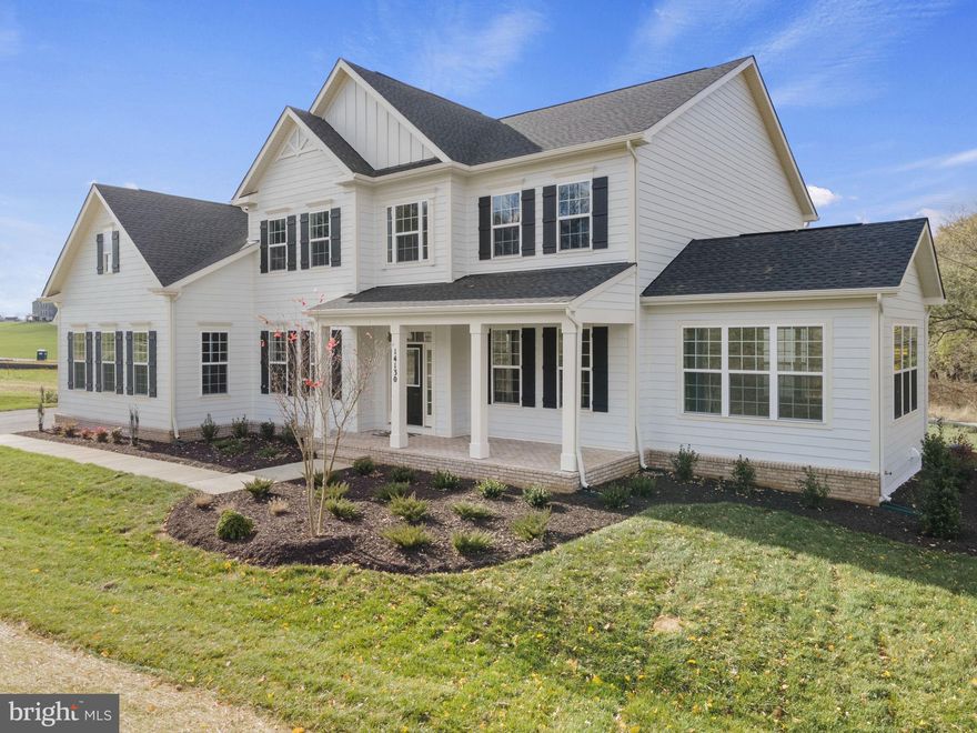 Ready for move-in! Brand new, turnkey Hadleigh model by Brookfield Residential offers a gorgeous home with 5 bedrooms, 4.5 bathrooms, & 4-car garage (including a detached 2-car garage) all on a premium cul-de-sac 3.4+ acre lot in the estate home community of Waterford Manor in Leesburg.<br><br>

This spacious model layout includes an expansive kitchen with stainless steel KitchenAid appliances, white cabinets and white counters, a walk-in pantry, mudroom, brightly light sunroom off the kitchen, a two-story great room, solarium off the living room, and private office with double doors.<br><br>

Upstairs the primary suite provides sweeping views from the covered porch looking over the rolling hills of this gorgeous Loudoun County community. Dual walk-in closets, dual vanities, and a frameless glass shower round out the main bedroom suite.  Two secondary bedrooms are connected by a large bathroom plus a private guest suite with full bath for the fourth bedroom. The laundry room is bedroom-level as well.<br><br>

The finished walk-up lower level has plenty of storage, a large media room, and a massive fifth bedroom along with a connected full bathroom.<br><br>

This luxury estate home is ready to be yours and you'll be impressed by the extensive upgrades, finishing touches, huge spaces, and private setting on nearly 3.5 acres. Builder warranty (10/2/1) is included. $10,000 Seller credit with use of CMG Mortgage.