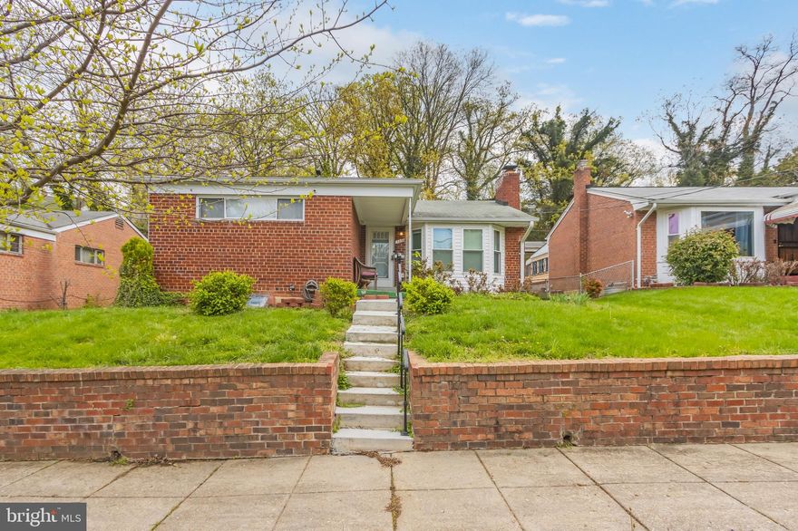 **This home is occupied, please call agent and request 24 hours notice**
Charming 3 bedroom 2 1/2 bath detached home, with a fully renovated basement & private off street parking located in Ft. DuPont SE DC. Welcome to this beautifully maintained 3 bedroom 2 1/2 bath detached home nestled in the heart of the desirable Fort DuPont neighborhood in SE DC. Perfectly blending classic character with modern updates, this spacious residence offers comfort, convenience and charm at every corner. Step inside to find a light filled main level with a flooring plan ideal for both entertaining and everyday living. The inviting living area leads into a generous dining space with a well appointed kitchen ready for your culinary creations. The fully renovated basement adds even more value and versatility with additional living space, bath, wet bar and bedroom, enjoy the convenience of off street parking located  in the rear. Don't miss the opportunity to own a detached home with modern features in a thriving DC community.