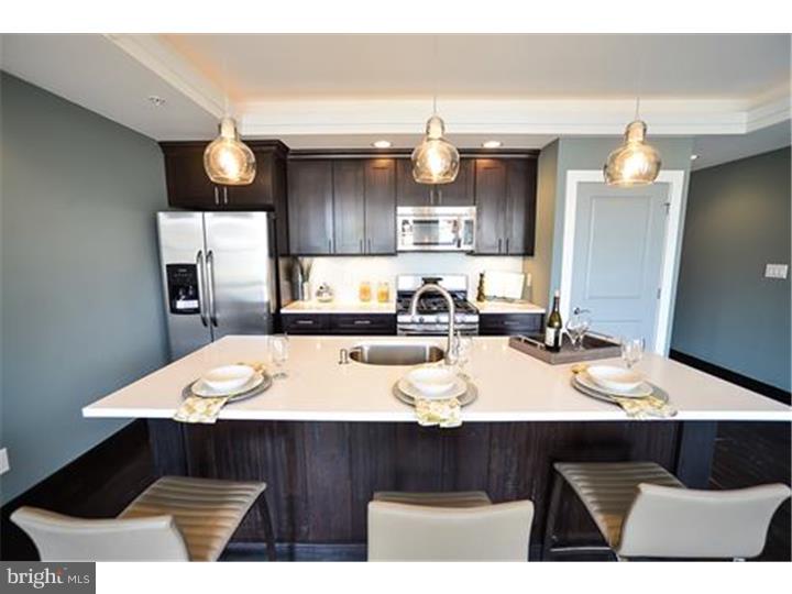 ONLY ONE LEFT!! This building may look too good to be true, we are here to tell you it's real. Our builder has juxtaposed the best of Soho with the best of Philadelphia and it's yours for the taking. Thoughtfully designed, beautiful bi-level condo with the finest attention to detail and unique finishes built by Carmel Developments. In the brand new, much anticipated Maxfield Tower building, this condo is grand! This 1600 sq ft spacious condo features modern amenities and an open floor plan. The open kitchen features Quartz counters, 42" cabinets with soft-close drawers, stainless steel appliances, a 8'x 3' island w/ breakfast bar and seating and a extra large pantry. The living and dining area are picturesque with FLOOR to CEILING front windows. The main floor is complete with two large bedrooms each with their own bathrooms with carrera marble accent tile. The ENTIRE 2nd floor feels like a private retreat offering a true MASTER SUITE with a generous walk-in closet and a GORGEOUS master bath with a large, walk-in glass enclosed shower with bench. This room is surrounded with windows and features a great VIEW of the city SKYLINE! There's more: 9' ceilings, 8" dark walnut oak floors, glass partition walls, modern intercom system with buzzer, spacious laundry room with washer and dryer, large windows and tray ceilings with light boxes throughout to make for unparalleled, modern and well-lit space! This condo is so spacious it feels like a townhome. 10 Yr Tax ABATEMENT has been approved!! 1-Year Builder Warranty! Walk to Vetri's and Stephen Starr's restaurants on Broad St and all of the restaurants and cafes on Fairmount Ave. Blocks to Center City. 2 doors down from Crossfit Fairmount.
