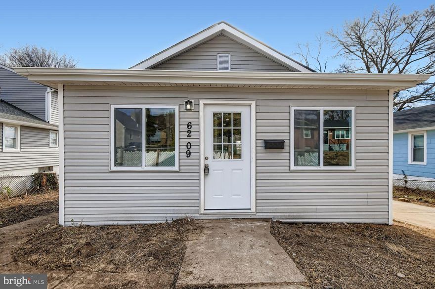 Welcome to 6209 Danville Ave, a charming single-family home offering comfortable one-level living with space to grow, inside and out. As you enter through the foyer, you’re welcomed into an open-concept living and dining area filled with natural light, creating an inviting space for everyday living and entertaining.

The home features three spacious bedrooms with brand-new carpet, while the main living areas showcase durable LVP flooring for easy maintenance. A convenient laundry hookup adds functionality, and the unfinished basement—accessible externally—provides additional storage or future potential.

Outside is where this property truly shines. Enjoy a huge yard, perfect for outdoor gatherings, gardening, or pets, along with a shed/workshop for storage or hobbies. The spacious driveway accommodates two vehicles, a valuable bonus for city living.

Located in Baltimore’s 21224 area, this home offers easy access to shopping, dining, major commuter routes, and nearby waterfront communities, blending neighborhood charm with everyday convenience.

Shed sold AS-IS. Fantastic opportunity for buyers seeking single-level living with generous outdoor space. Schedule your showing today and explore the possibilities this home has to offer.