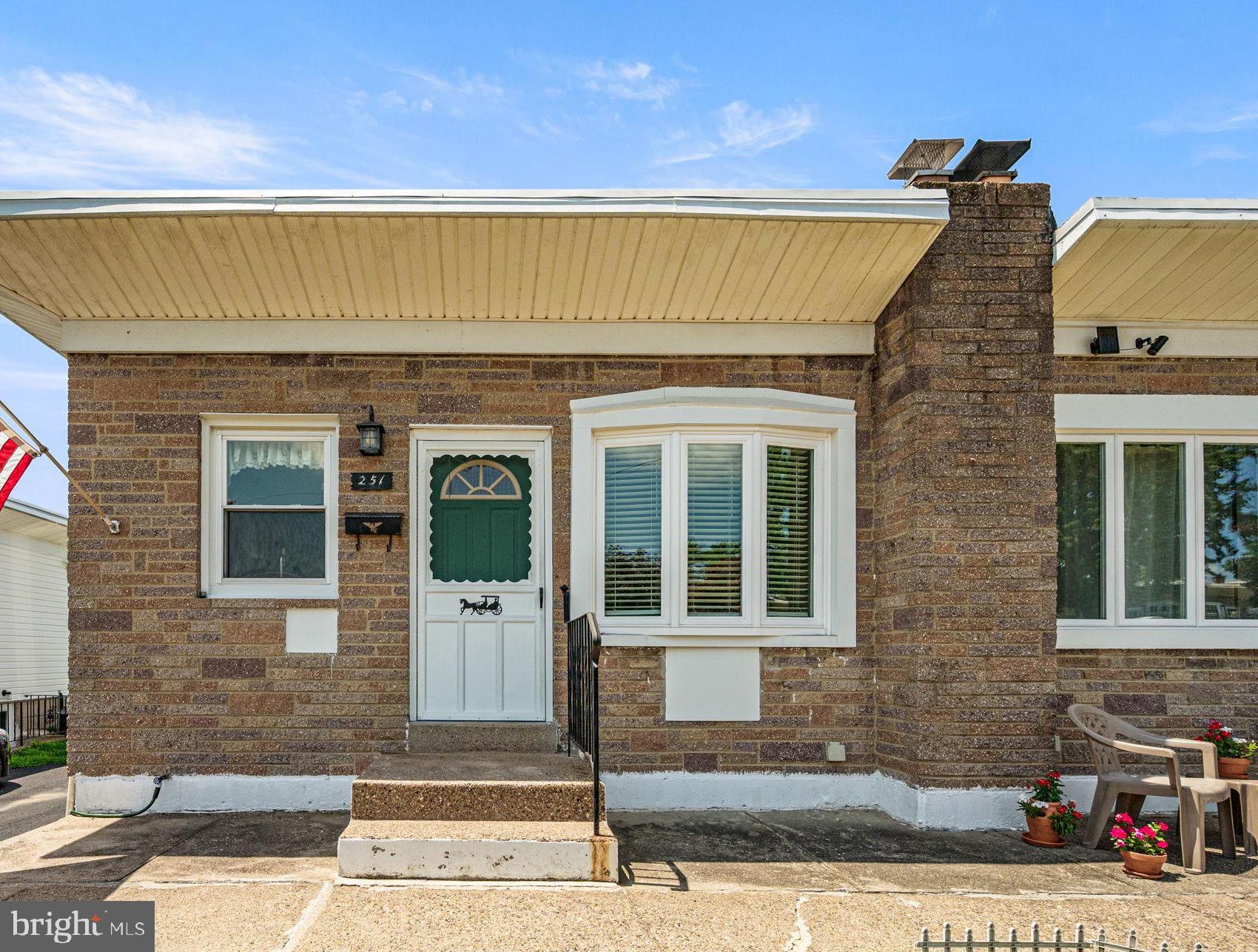 Welcome to this bright and inviting ranch-style home in Ridley Park. This charming 3 bedroom, 1 bath rancher offers the perfect blend of comfort, style, and convenience. Situated on a quiet, tree-lined street, you’ll love the curb appeal of the well-kept front yard and ease of one-floor living. Step inside to a bright and sunny living room complete with a recently installed new large bay window and brand new wall-to-wall carpet. The kitchen is equipped with custom wood cabinetry, newer appliances, and tile backsplash. Down the hall, you’ll find three bedrooms, a large walk-in hall closet, and a thoughtfully updated full bath. Downstairs, the partially finished basement provides extra space for a family room, home gym, or office along with a dedicated area for laundry and storage. Save on utilities and heat the entire home with the gas heater on the lower level or turn it into a cozy fireplace. Enjoy the fully fenced backyard-perfect for pets, play, or outdoor relaxation. The shared driveway adds convenience with off-street parking. This home has been thoughtfully maintained with a new water heater in 2024, new windows, and a regularly maintained HVAC system. Move-in ready and a wonderful place to call home. Convenient location just steps from shopping, Wawa, dining, and convenient public transportation.