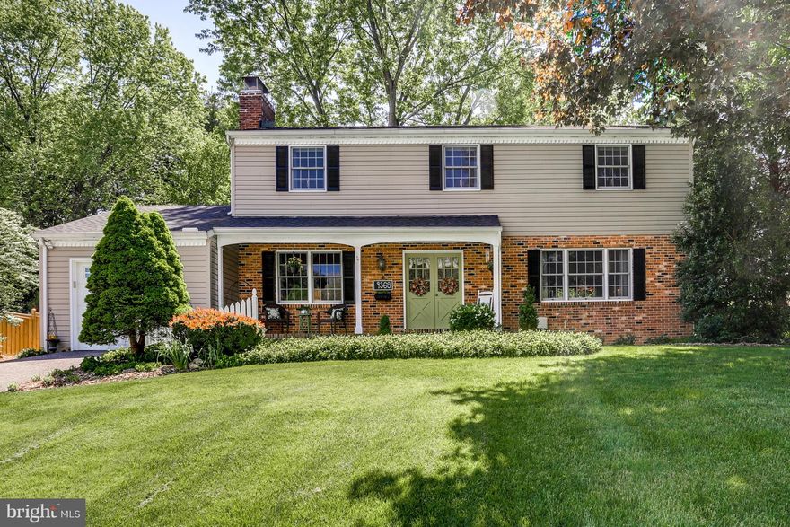 Beautiful Colonial with majestic view and pretty landscaping; Attractive Kitchen with Granite, Updated Baths; Family Room with FP; Wood floors; Finished Lower Level with wet bar; Deck; One car garage; extra parking pad behind garage; Court backs to Park. Seller requires Financial Disclosure + Loan Pre-Approval.