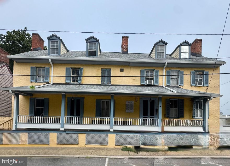 Discover the charm of the Blue Lantern Inn in the quaint, historic town of Centreville on Maryland's Eastern Shore. Built in the 1800s, this property offers over 6000 sq ft of living space, featuring four bedrooms, two full baths and living room with a fireplace.  A 3 minute drive to Centreville Landing for boating, fishing and crabbing on the Corsica River. Walking distance to restaurants. Approximately 42 minutes to Annapolis, 30 minutes to Easton,1 hour 8 minutes to Baltimore and less than 2 hours from Ocean City and  Rehoboth, DE.  Property is 'AS IS" -Seller to make no repairs.