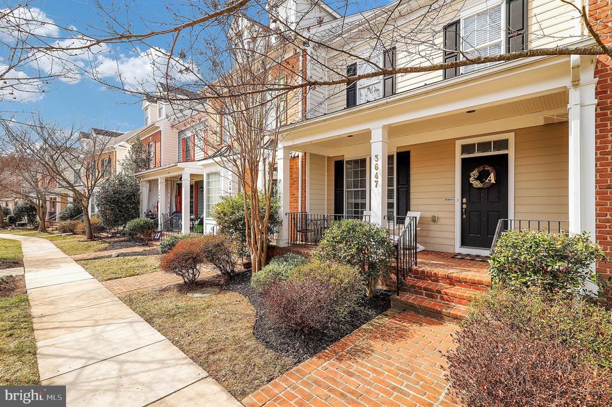Step into this exquisite 3-bedroom, 2.5-bath townhome with detached 2 car garage, nestled in the heart of the Village of Urbana. With a thoughtful layout and elegant finishes, this residence offers the perfect balance of comfort and style. The inviting brick pavered walkway leads to a gorgeous brick paver covered front porch overlooking a lush green common area, providing a serene spot to unwind and/or play. Hardwood floors flow throughout the expansive living room, dining area, and large, eat-in gourmet kitchen, complete with stainless steel appliances, including built-in microwave, updated refrigerator, gas range and a generous island/breakfast bar—perfect for meal prep and entertaining. The upper level boasts a comfortable primary suite with coffered ceiling, en-suite bath with double vanity and separate jetted tub and separate shower, as well as two additional large bedrooms with a shared full hall bath. The lower level offers endless possibilities with an egress window, making it ideal for a bedroom, family room, or entertainment space. An additional finished bonus room, can be used as an office or guest room and there's also a rough-in for another bathroom, and ample storage on this level. Enjoy the beautiful landscaped brick paver patio in the fenced rear yard that leads out to the detached rear 2 car garage, which provides a spacious entertainment area at the rear, without compromising any living space. Explore the community amenities, including a pool, clubhouse, trails, and tennis courts. Nearby Urbana Community Park, which includes a dog park, and the vibrant dining and shopping options enhance the lifestyle. Convenient for commuting and ready for you to call home.
