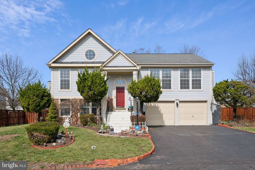 Welcome to this exquisite split-level single-family home, blending comfort and modern updates in a serene neighborhood. This spacious residence features 4 bedrooms and 3 full bathrooms — perfect for a growing family or anyone seeking extra space.

Step inside to freshly painted interiors accented by elegant hardwood floors, bringing warmth and sophistication throughout. The gourmet kitchen is a chef’s dream, complete with sleek granite countertops, stainless steel appliances, and modern fixtures. The expansive living room offers plenty of space for both dining and entertaining, making it an ideal setting to host gatherings.

The versatile walk-out basement, featuring a charming fireplace, provides additional living space with excellent potential for rental income — perfect for generating extra revenue or creating a private retreat.

Outside, enjoy a lovely deck and gazebo, ideal for al fresco dining and summer BBQs. The flat, fully fenced yard offers ample space for outdoor activities while ensuring privacy and security. Situated on a private pipestem, this home offers a tranquil, tucked-away setting.

Additional perks include a two-car garage with plenty of storage space. Commuters will love the easy access to Route 1, I-95, Potomac Mills Mall, and Stonebridge Shopping Center, making travel, shopping, and dining a breeze.

This property is a true gem, offering an unbeatable combination of comfort, convenience, and versatile living options in a highly sought-after location. Don’t miss your chance to call it home!