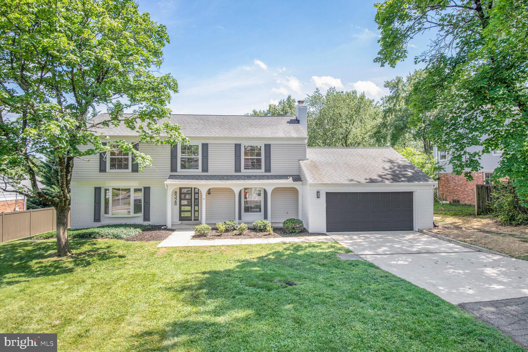 This house is guaranteed to wow you as you step inside with tasteful renovations and thoughtful design. The beautiful kitchen with top-notch cabinets and appliances, coupled with a large island overlooking a tree-lined backyard, offers plenty of space for the family to gather.
The spacious main level, while offering an open flow, is spacious with formal layouts for a living room, a dining room, and a family room that leads to a recently built stone patio.
This home also features brand-new HVAC, engineered wood flooring, all-new interior and exterior doors, solar energy system offering modern comfort and long-lasting quality throughout.
And you’ll fall in love with the roomy primary bedroom and its modern bathroom. The house offers a top-level laundry room and the option to include a second laundry set in the mudroom off the two-car garage.
The basement offers not only a new full bathroom but also a wet bar and ample space for adults and kids to mingle and enjoy.
The house is in the Churchill HS cluster and is within walking distance to schools and a short ride to shopping centers and the highways.