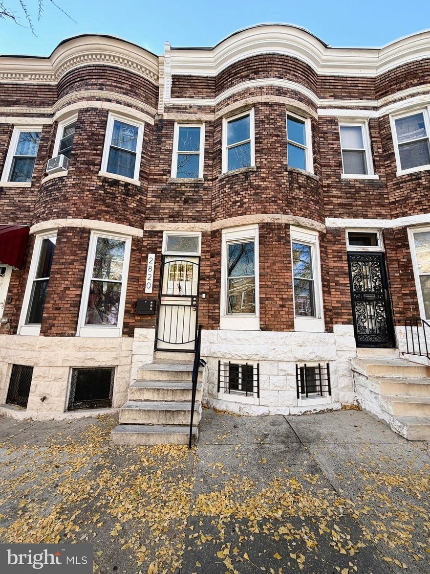 Turnkey Property! Start making money right away with this 3 Bedroom, 1.5 Bathroom home with unfinished basement and backyard with fence. This property was previously rented for $1200 per month and has a current/active rental license. Close to Druid Hill Park, The Maryland Zoo in Baltimore, public transportation, restaurants and more!