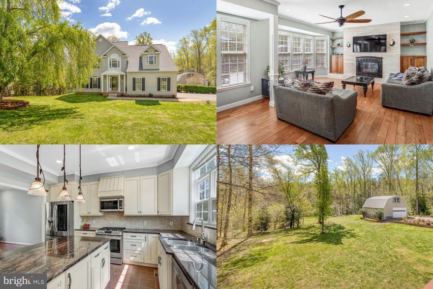 Welcome Home to 70 Stonewall Drive!! This beautifully maintained home is nestled on a quiet cul-de-sac in the desirable Windsor Forest neighborhood, offering privacy with amazing landscaping! This home is ideal for commuters and families alike with excellent schools and you’ll enjoy the convenience of being close to major highways, shopping, and dining options. Beautiful new updates,  well-maintained home offers generous living space with 5 bedrooms and 3 full bathrooms. Offers privacy with a long winding front driveway on close to 2.5 acres. The open-concept main floor is perfect for gatherings with an elegant, updated kitchen featuring new granite countertops, new cabinets, stainless steel appliances, custom pull-out drawers, and a large pantry for all your storage needs. The spacious owner’s suite is a true retreat and oasis, complete with a sitting area, separate vanity room with storage shelves, ensuite bathroom featuring dual vanities, a large soaking tub, and a separate shower. The basement includes a 5th bedroom with French doors opening into a large and peaceful backyard. There is also a newly renovated large deck for relaxing or entertaining. Additional to having an attached 2 car garage, there’s a bonus large (detached) insulated garage (28x28) featuring an electric workshop, ample storage space, with stairs leading to an additional large storage area. Don’t miss the opportunity to make this beautiful home yours!!