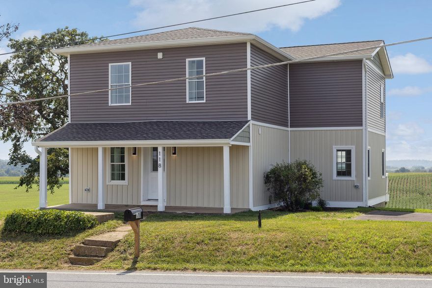 Welcome to completely-renovated and fully documented 118 S Clear Ridge Road. Situated on one of the most beautiful 1.5-acre lots in all Carroll County, this 3 bed, 2.5 bath single-family home was stripped down to the logs and has been completely remodeled from head to toe by reputable contractor Redemptive Homes. The main level provides an open-concept vibe with huge living area + fireplace, dining area and upgraded kitchen (all new stainless-steel appliances, farm-style sink with copper insert, breakfast peninsula w pendant lighting, upgraded granite countertops, premium soft close cabinetry, dual pantry, etc.), main floor powder room, premium LVP flooring, recessed lighting and a couple extra surprises.

Walk upstairs to your primary suite with an oversized window that provides amazing country views, huge walk-in closet, primary tiled bathroom with shower and dual vanity, 2 additional spacious bedrooms with ample closet space, 1 full guest bathroom and upstairs laundry.

Enjoy your evenings grilling out on the patio, immersed in a priceless country setting.  The location provides a quiet pastoral feel but is conveniently located to lifestyle amenities such as grocery, restaurants, shopping, recreational parks and much more.  

Realizing everyone could use a fresh start at some point in their lives, Redemptive Homes takes old, beat-down homes and builds them better than new in hopes that there's someone there who could use a nice, safe place to write their new chapter. 10% of all profits go directly toward whoever needs it; whether it's a charitable organization or someone who happens to need something to break their way at that time. Everyone has their Redemption Story. Redemptive Homes endeavors to be one small part of that story for whoever we can.

Other new features include: Windows, roof (30 year architectural shingle), vinyl siding, dual-zone HVAC, composite deck, patio with integrated fire pit, wireless access point-ready, Xfinity-ready.