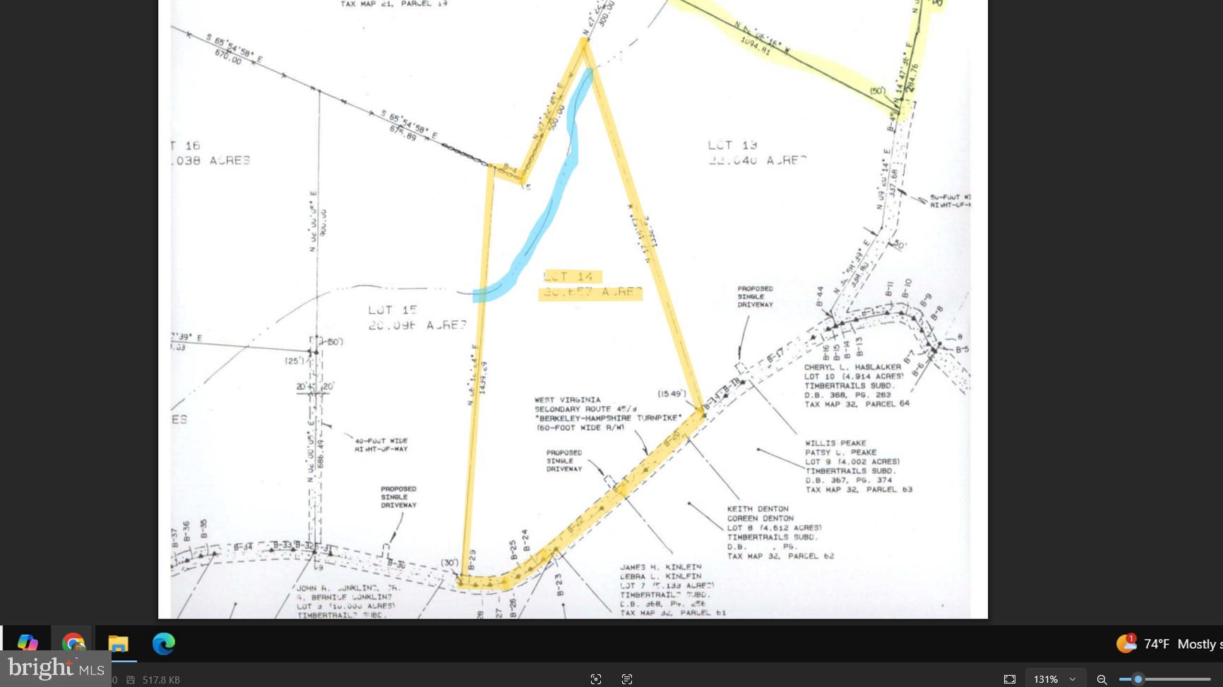 TIMBER TRAILS - Land