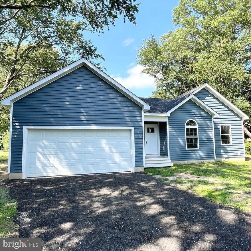 New construction in Preston, MD offering 3 bedrooms and 2 full baths across 1,400 square feet. This home features an open layout with vaulted ceilings, LVP flooring in the main living areas, and carpeted bedrooms. The kitchen is equipped with stainless steel appliances and granite countertops. The primary suite includes a stand-up shower, while the guest bath offers a tub/shower combo. An attached two-car garage completes the home.
