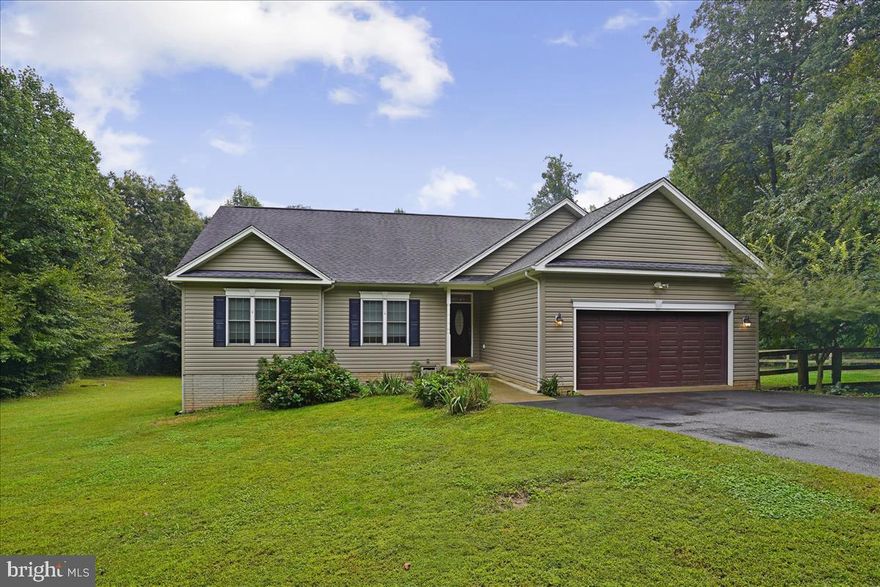 THIS IS THE ONE FOR YOU.  WONDERFUL LOCATION FOR COMMUTERS WITH EASY ACCESS TO RT29 FOR THOSE TRAVELING NORTH OR SOUTH.  NO COVENANTS OR HOA,  THIS HANDSOME RAMBLER  FEATURES 3 BEDROOMS AND 3 FULL BATHS.  ESCAPE TO THE COUNTRY AND ENJOY BEAUTIFUL ONE LEVEL LIVING ON 6.2  PRIVATE, MOSTLY WOODED, ACRES.  GOURMENT KITCHEN OFFERS UPGRADED CABINETS, COOK TOP,  GRANITE COUNTER TOPS, BI MICROWAVE,  NEW DOUBLE WALL OVENS,  EATING SPACE IN KIT AND LARGE WALK-IN PANTRY.  FORMAL DINING ROOM OFF KITCHEN WITH SHADOW BOX DECOR ON WALL , CROWN MOLDING &  HARDWOOD FLOORS. THE GREAT ROOM BOOSTS A VAULTED CEILING WITH CEILING FANS, HARDWOOD FLOORS AND  DOORS LEADING TO THE  SCREENED PORCH TO ENJOY THE THIS NATURE FILLED LOT.  DECK OFF THE SCREENED PORCH FOR  SUNLOVERS.  BASEMENT OFFERS FINISHED SEPARATE ROOM LAUNDRY  ROOM AND A FULL BATH.  THE REMAINING SPACE IS READY FOR THE NEW OWNER TO CREATE THEIR  PERFECT SPACE; MAYBE A GAME ROOM, HOBBY ROOM OR COZY REC ROOM.   TWO CAR GARAGE WITH ZONE LINE HVAC  AND PAVED DRIVEWAY WITH  SPACE FOR ADDITIONAL PARKING.  SIDE FENCED YARD FOR THE "PET" FAMILY MEMEBERS PROVIDES DIRECT ACCESS TO THE GARAGE TO ESCAPE  INCLEMENT WEATHER IF OWNERS ARE NOT HOME.  HEAT IS DUAL FUEL/ELECTRIC/PROPANE AND GAS COOKING. PLEASE COME AND VIEW , YOU WILL LOVE  THE STAR GAZING IN THE EVENINGS AND THE PEACE AND QUIET ALL THE TIME.  JUST A SHORT DRIVE TO TOWN. COME SEE.