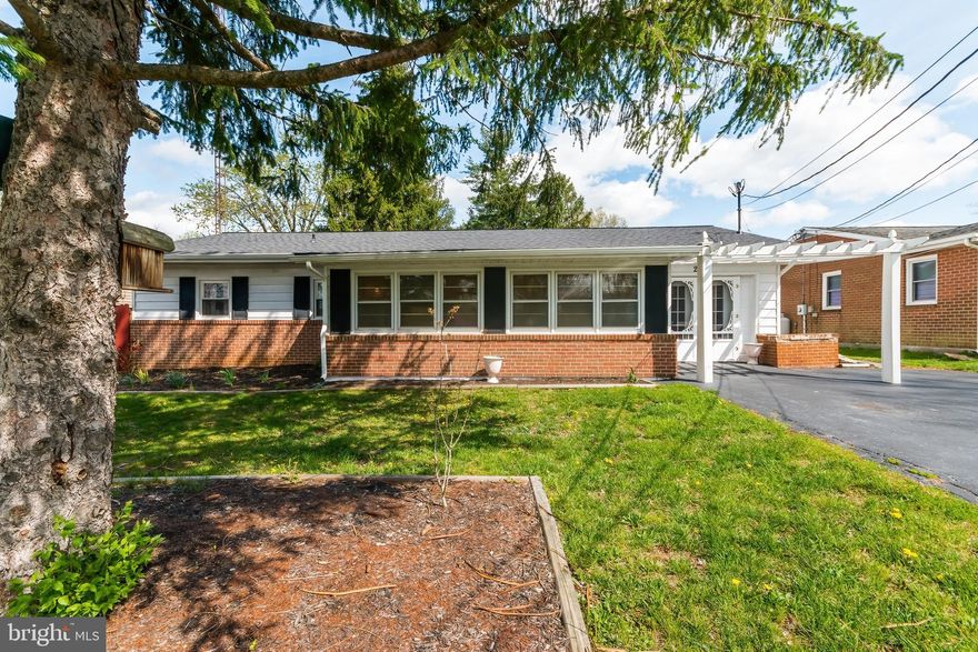 Huge rancher with 3 bedrooms and 2 full baths. Home has two living room areas as well as a large eat in kitchen. Home was renovated 2 years ago with a new roof, new water heater, and new HVAC and Duct work throughout the house. Also newer floors and paint.  Home also features a large enclosed deck that is heated and cooled and can be used as an office or 4th bedroom.  Outside you will find a large backyard that is fenced in and flat. Agent is related to owner. Come see this beautiful home before its gone.