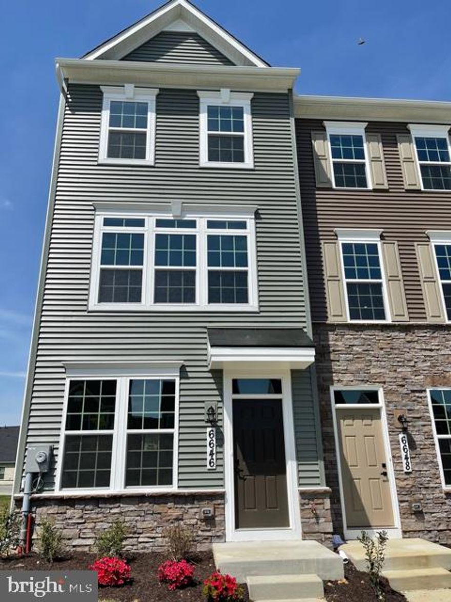 Built in  3 bedroom, 3 and 1 half bath townhome in  Ballenger Run.   Deck and over sized one car garage. Entry level has a bedroom and full bath. Main level has a light-filled open floor plan with a gourmet kitchen with stainless appliance & granite counter top.. Large living area and dining area  with a walkout  to the deck.   Upstairs has master bedroom, master bath  3rd bedroom and full bath.