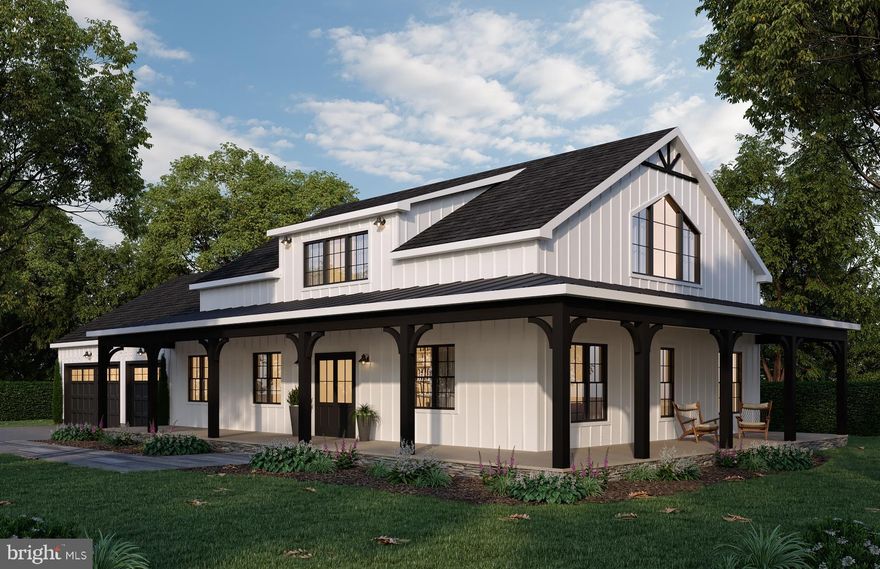 Welcome to 312 Stoney Point Rd., East Berlin PA and this 2,230 sq ft. Stunning To-Be-Built Barndominium
nestled on over 1 acre of peaceful Countryside.  This 4 Bedroom, 3 Bath Masterpiece will combine Rustic
Charm with Modern Luxury, featuring a Wrap-Around Porch, a Spacious 3-Car Garage and thoughtful
Design throughout!  Step inside and Fall in Love the Moment you enter, you'll be Greeted by an Open
Concept Design with Vaulted Ceilings, Exposed Wood Beams, and a Sun-drenched Great Room perfect
for Entertaining.  The Country-Style Kitchen boasts a Large Island, Coffee Bar and Generous Dining Area
that is Ideal for Family Gatherings and Weekend Brunches.  Also on the Main Floor enjoy the convenience
of a Large Laundry, Walk-in Pantry, and Mudroom that connects directly to the Garage keeping life organized and clutter-free.  The First Floor Primary Suite features a lit Tray Ceiling, Walk-in Closet and a Spa inspired Bath with Double sinks, Makeup Area, Linen Closet, Walk-In Shower with Bench Seating,
Rain Shower, and Handheld sprayer. A Private toilet area adds an extra touch of comfort.  The Main-Level
2nd Bedroom includes a Built-in Desk area with a Full Bath just steps away.  Upstairs, you will find Two
Additional Spacious Bedrooms each with their own Desk Nooks and a third Full Bathroom.  The second 
Floor also has a Loft Area that is Overlooking the Great Room, Perfect for an additional Tv Lounge Area
or Creative Space.  Don't Miss Out on this Barndominium that is more than just a Home, It's a Dream Home come true!