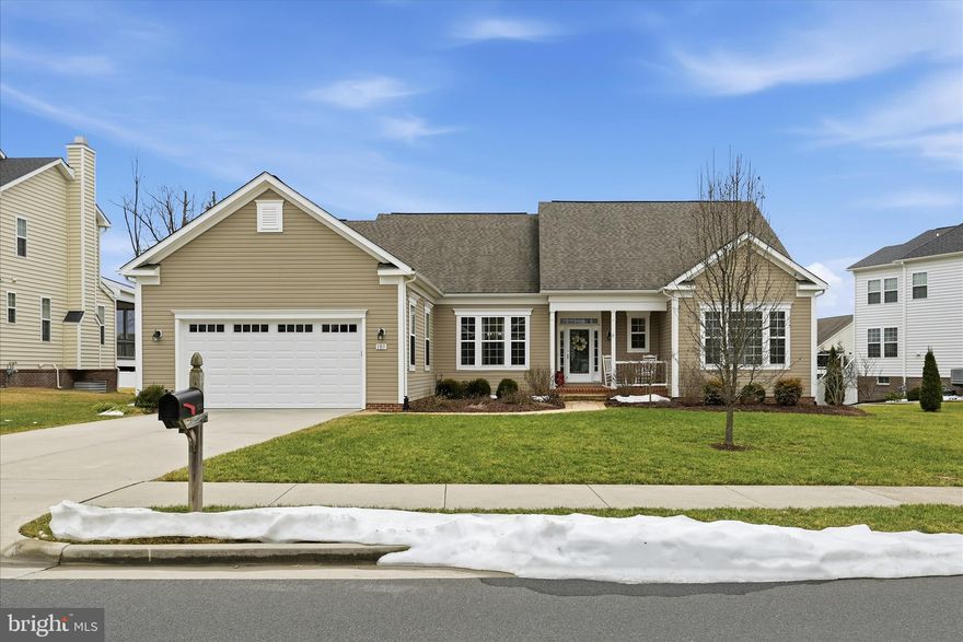 GREAT LOCATION! Beautifully maintained home featuring a desirable split bedroom floor plan with 3–4 bedrooms, a professional office, and 3.5 bathrooms. The main level offers an open floor plan with hardwood floors, an eat-in kitchen, family room, and formal dining room—perfect for everyday living and entertaining. The spacious primary suite includes his and her closets, a walk-in shower, and double vanities. Enjoy additional living space in the finished basement with abundant storage throughout the home. Need more space? Finish additional square footage in basement.  Relax in the sunroom or step outside to the upgraded deck and covered front porch, ideal for morning coffee or evening gatherings. An oversized two-car garage and exceptional closet and storage space complete this well-appointed and thoughtfully designed home. Close to shopping and schools and sherando park walking trails.