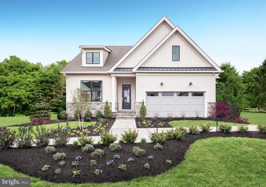 There is still time to take advantage of our remaining homes at Regency at Waterside  and the popular Junewood Modern Craftsman design where you can enjoy your covered patio backing up to a large community green space.  One of only two opportunities, this home in our premier 55+ active adult community will be available to move in October 2026 occupancy giving you the time you may need to make your plans to a lifestyle that allows you to enjoy more free time.  This open-concept  design boasts 10 ft first floor ceilings, 2 bedrooms on the main floor as well as two full baths, plus a first floor office/flex space.  The upstairs level provides an additional bedroom, full bath and spacious loft space great for guests or a private retreat.  The garage includes a full stair to extra attic storage to keep your garage clutter free.  The main living area is perfect for entertaining or family gatherings as it flows from your new gourmet kitchen and casual dining area to your rear covered deck for roomy Summer -time get-togethers.  The highlight of our community is our 10,000 square foot clubhouse featuring an indoor pool, bocce courts, putting green, dog park and so much more.   Hurry in while there is still time to personalize this home and make your interior selections! Price reflected includes base price, home site premium, and architectural options that have been selected. Pictures shown are of current Junewood model home, and not photos of actual home.