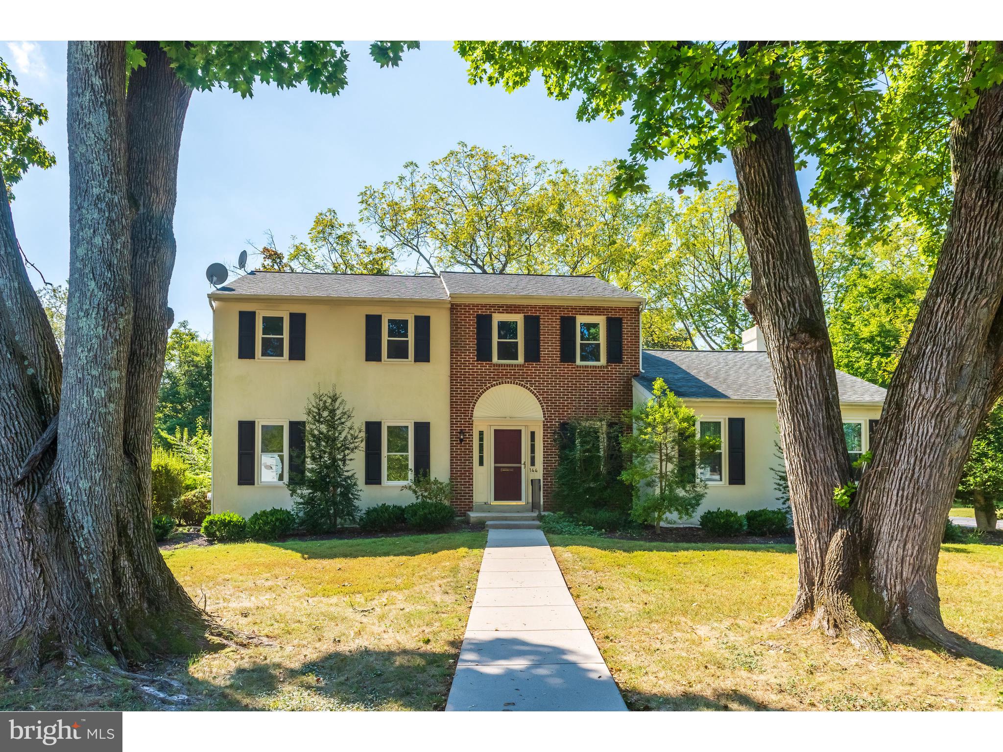 If both privacy and walkability are important criteria, then look no further than this four Bedroom, 2-1/2 Bath colonial home near Berwyn Village. There are hardwoods throughout not an inch of carpeting to be found, and bright windows everywhere. Formal Living and Dining Rooms, plus Powder Room, Family Room with Fireplace flanked by built-ins and with access to the two-car Garage, as well as a spacious Kitchen/Breakfast Room offering stainless steel appliances, planning desk, pantry space and a bay window, all combine to provide great entertainment options. There is a convenient first floor Laundry Room with an exit to the well-proportioned Deck, so take the party outside! The second floor offers four spacious Bedrooms, all with hardwood floors and ceiling fans, including an ensuite Master with an updated ceramic tile shower. The hall bath serves the three guest Bedrooms and features two separate vanities, and tub with shower. An unfinished basement is perfect for any storage needs, while the expansive back yard provides peaceful views. Walk to the Village of Berwyn with its taverns, restaurants, and quaint shops. Award winning Tredyffrin-Easttown schools, too rated the #1 school district in Pennsylvania by Niche!
