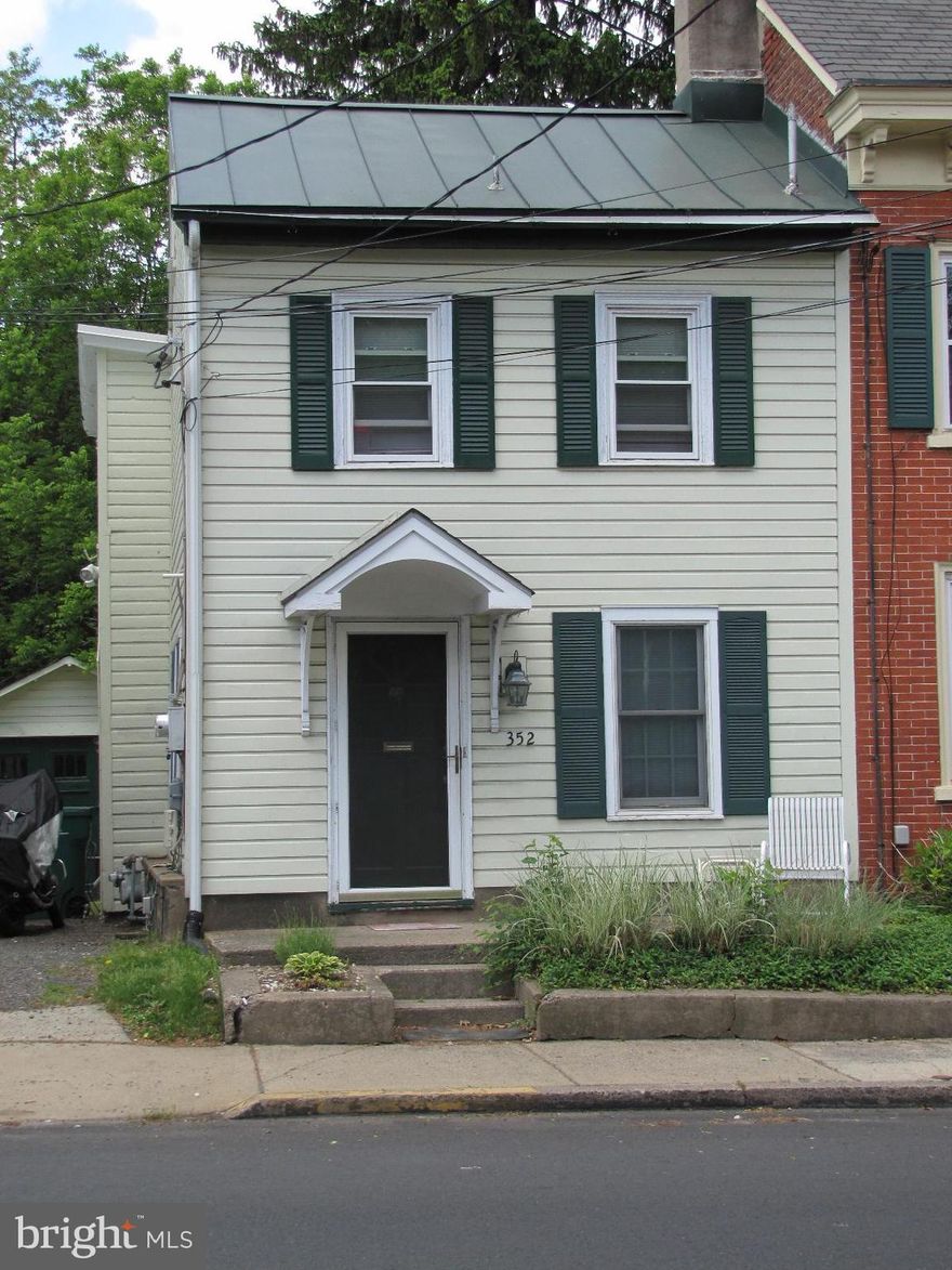 Desirable Doylestown Boro. 2nd Floor Attic Apartment. Entrance from rear of building. Walk to shopping, restaurants, banks, etc. Very private. Nice yard shared with 1st floor tenant.  Garage is also shared for storage only.  Property has low ceilings and has just been freshly painted and new carpeting. Rent is $900 per month plus utilities. Utilities are PECO Energy, Gas Heat, Water, Sewer and Trash. Heat, Water and Sewer are pro-rated based on number of occupants. Trash is handled privately between Tenants.  Tenant must get their own electric account with PECO Energy and that is not included in the $100.00 per month utility charge.  Tenant pays Landlord monthly for utilities on a budget of $100.00 per month against actual figures. Please use our  "How to Apply" flyer to help you with the rental application uploaded in the documents area.   Apply online.  Financial Responsibilities: 1st Month,  plus two month's Security deposit. $55.00 application fee per person over the age of 18. Long and Foster Property Management will draft lease.
