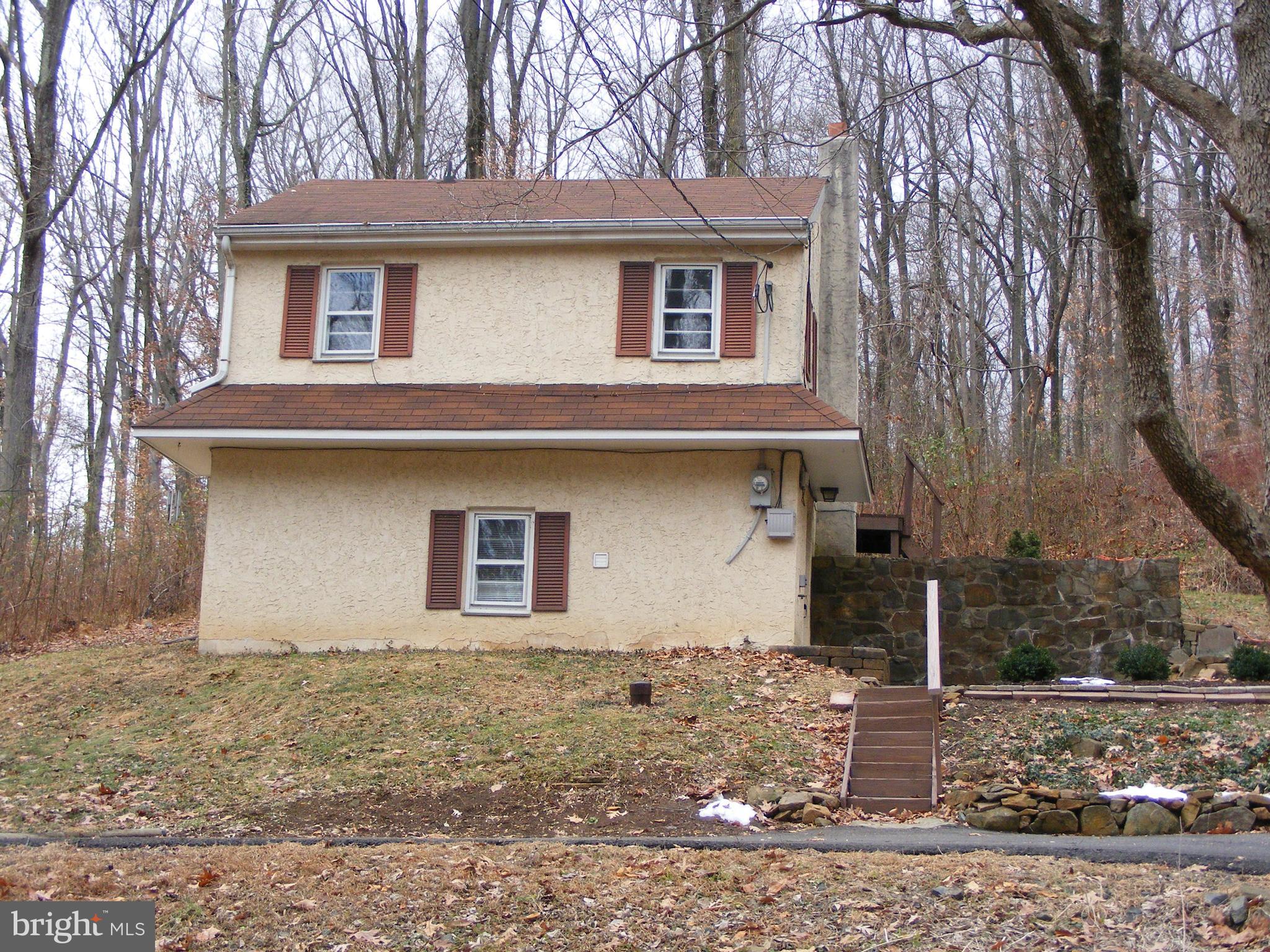 Charming cottage in country setting and only moments away from Green Lane Park. Main floor features kitchen, dining area and bathroom. Upstairs features bedroom, living room and sitting/storage room. Tenant responsible for lawn and snow. Trash removal, water and sewer included. Home is ready to move in.