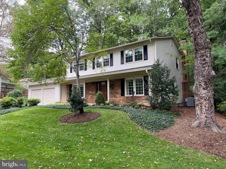 Beautiful home in fantastic condition-MOVE IN READY!  Welcome to this meticulously maintained 4 bedroom, 2.5 bathroom home in West Springfield on private 0.32 acre premium wooded lot.  Enjoy bordering County parkland with woods, a creek, and an expansive open grassy area.  Home is located on the end of a pipestem driveway with secluded back and side yard and no thru traffic.  Spacious main level has gleaming hardwoods in the living room, kitchen, dining room and foyer.  Lovely layout with an expansive family room featuring a cozy gas fireplace, access to the outdoor Trex deck and brand new carpet.  Kitchen was updated to include ample space for a dining table, a center island, recessed lighting, Silestone countertops, tile backsplash and tons of cabinets/storage.  You can also access the deck from the kitchen and there is a second smaller deck off of the back door and a convenient laundry room with built-in cabinets.  Additionally, you'll find a multipurpose room off the kitchen which is great for a home office, playroom or mudroom.   
The upper level hosts all 4 nice sized bedrooms and has brand new lush carpet.  The sprawling primary bedroom features 2 large walk-in closets and an en suite bathroom.  There is also an updated hall bathroom. 
Large unfinished basement with conveying freezer, storage shelves and ping pong table has unlimited potential and would be great for a home gym, play area, etc.  There are great possibilities for future custom finishing.
The home also has a two car garage with built in additional storage space with shelves and an additional refrigerator.  Attic access with pull-down steps and flooring. Brand new carpet installed 2023 and freshly painted from top to bottom.  Exterior painted 2022.  New HVAC and new roof installed 2016.
Excellent location! Convenient access to major roads including Fairfax County Parkway, 395/495/95. Metro bus stop within walking distance (on Huntsman Blvd) & Springfield Metro subway about 12 minutes away.  Also, nearby parking lot to ride Metro express buses.  Commuter railroad stations (VRE) about 10 minutes away in Burke & off Rolling Road.  Convenient access to Regan National Airport, Fort Belvoir, the Pentagon, & more.  Within 2 miles of local shopping centers including Huntsman Square, Rolling Valley Mall, & Burke Town Plaza.  Convenient access to Springfield Town Center, numerous restaurants, South Run Recreation Center, Burke Lake Park, Wakefield Park, Lake Accotink and Huntsman Lake.  Nearby community swim & racquet clubs.  SCHOOLS FEED TO:  Orange Hunt Elementary (walkable distance), Irving Middle, and West Springfield High.  No HOA!  Original owners.  Electric and gas average under $80/month due in part to new windows, added insulation, HVAC and basement design.  Make your appointment to see this lovely home today!