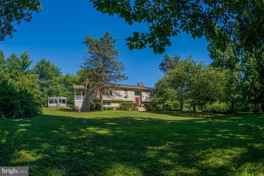Over 3000sf on 3 serene acres. FIOS!! Lovely Philomont setting. Fantastic home w/ hardwoods, 2 woodburning fireplaces, huge great room, kitchen with SS appliances, lovely views in all directions!  Gazebo with hot tub, 2 outbuildings. Open and light-filled rooms!  Great room addition is expansive - perfect for large gatherings!  Gardens, stone walkways, fantastic landscaping. A special home!