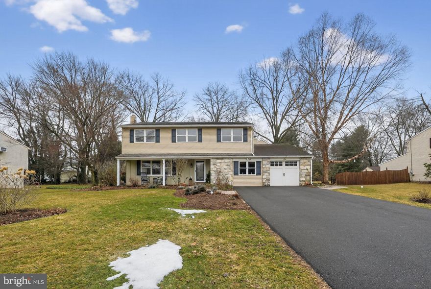 The Ultimate Multi-Generational Retreat in Upper Gwynedd in the highly sought after North Penn School District, walking distance to Gwynn-Nor elementary and Pennbrook Middle Schools. 1440 Cathys Lane | 5 Bedrooms | 3.5 Bathrooms | Expanded Colonial. Do not miss this exceptional opportunity to own a never-before-offered, gorgeous colonial home in the highly sought-after Penn Brooke neighborhood. Nestled on a professionally landscaped lot, this property offers the perfect blend of classic charm and modern functionality. The curb appeal is immediate, with a stone paver walkway leading to a charming front porch. Inside, you are greeted by a bright, spacious formal dining room featuring custom corner storage cabinet with glass door accents, elegant crown molding, and updated wide-plank​ luxury vinyl floors that flow seamlessly throughout the main level. The heart of the home is the totally updated gourmet kitchen, boasting: Two-tone cabinetry (bright white uppers with a rich wood-tone island). Sleek granite countertops and a classic subway tile backsplash. Stainless steel appliances and for your conveyance, two deep sinks—one in the expansive center island and a second ​with Insta Hot water system, overlooking the lush rear yard. The kitchen opens to a sun-drenched breakfast room and a cozy step-down family room featuring a wood-burning fireplace, custom-built-ins, a service bar, and a versatile reading nook or office alcove. A convenient powder room, laundry closet and an extended one-car garage complete the well-designed first floor. The finished lower level is an ideal space for family, hobbies and entertaining.  This area is also where you will find multiple storage rooms and closets. Upper Level: ​Hardwood flooring throughout the second floor. The primary suite is a true sanctuary, offering two generous closets and a modern en-suite bath with a double vanity and a glass enclosed walk-in shower. Three additional bedrooms all with ample closet space and ceiling fans—share a well-appointed center hall bath with a soaking tub/shower. 

The Game Changer: 1,000 Sq. Ft. In-Law Suite... Unique to this market is the massive, two-level expansion that was designed as a private guest or mother-in-law suite​; is unfinished awaiting for your personal touch.  Fully plumbed and electrical set up for a full eat-in kitchen and full bath. Central AC and radiant heat flooring have been installed in this unit. The layout includes a spacious first-floor bedroom​ with walk-in closet, an open living room with a corner fireplace and a wall of sliding glass doors overlooking the rear grounds.  An open second-level loft overlooks the living area. This expansion features its own private stone-paved entrance and a dedicated rear Trex deck. 

The home’s exterior is a gardener’s dream, featuring professionally designed perennial beds and a fence-enclosed rear yard. Enjoy the elevated wraparound Trex deck​, dedicated BBQ ​/entertainment hut. ​This lush setting ​is perfect for three seasons of outdoor living.  Located on a peaceful, quiet circular street with minimal traffic. Enjoy peace and privacy while being minutes from everything: Target, fine dining, major grocery stores​, close to public septa train and busses. This home combines the space you need with the location you've always wanted.   Photos coming March 7.