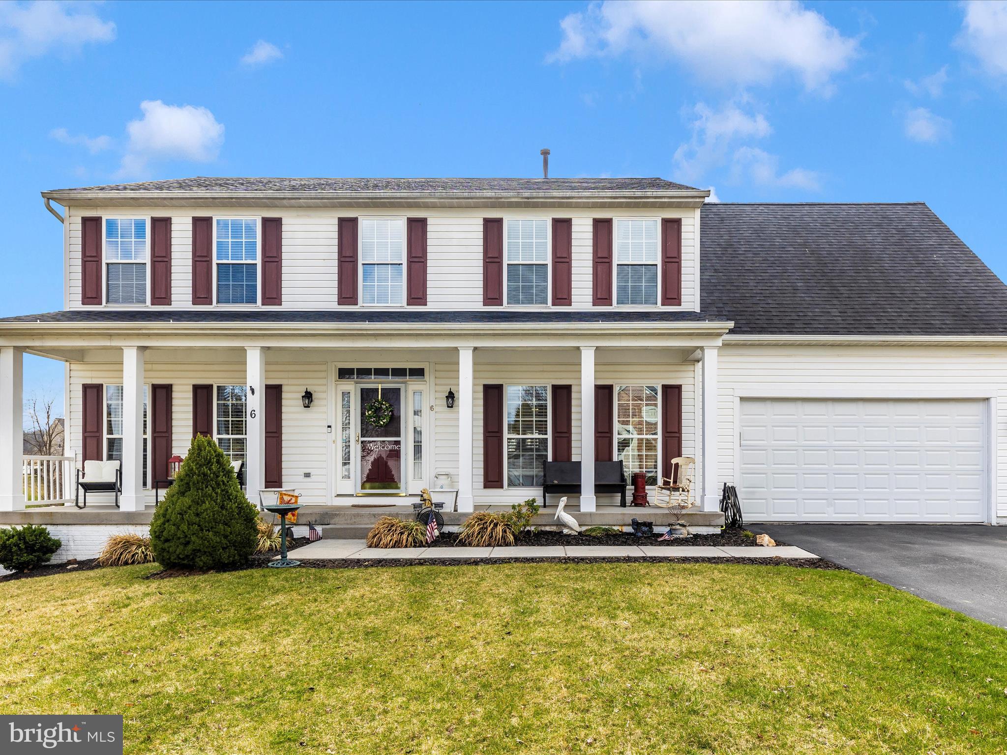 Back on the market at no fault of the sellers. Spacious and beautifully designed, this 5-bedroom, 4.5-bathroom colonial offers the perfect blend of comfort and functionality! The finished basement provides incredible versatility—ideal as an in-law suite or additional living space. The backyard oasis is made for entertaining, featuring a deck, above-ground pool, patio, and fire pit. Inside, the main level boasts an inviting open floor plan with a sunroom, family room with a cozy gas fireplace, and a gourmet kitchen, complete with a center island, quartz countertops, downdraft gas cooktop, convection wall oven, and built-in microwave. Upstairs, you’ll find two owner’s suites, one featuring a luxurious jetted soaking tub and separate shower, while the other offers its own private en-suite bath. This home truly has it all—schedule your showing today!