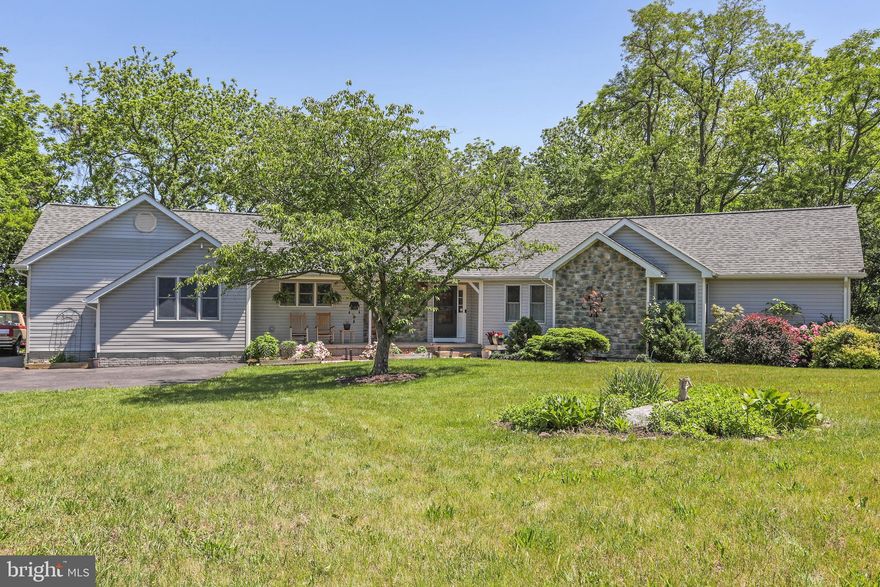 You'll love the open floor plan of this Rancher with abundant natural light. The home is tucked away on a quiet & peaceful .32 acre lot. There are no homes behind so you get to enjoy a great view. It is private enough that you don't really see your side neighbors. This home is great for entertaining inside & out. Pamper yourself by retreating to the spacious primary suite & bath. The garage is a mechanic's dream. Romp & play to your heart's content in the fully fenced backyard. Recent updates include: dishwasher 2022, wall oven 2021, roof & microwave 2018. The Seller is offering a $5,000 credit toward new flooring with a full price offer.