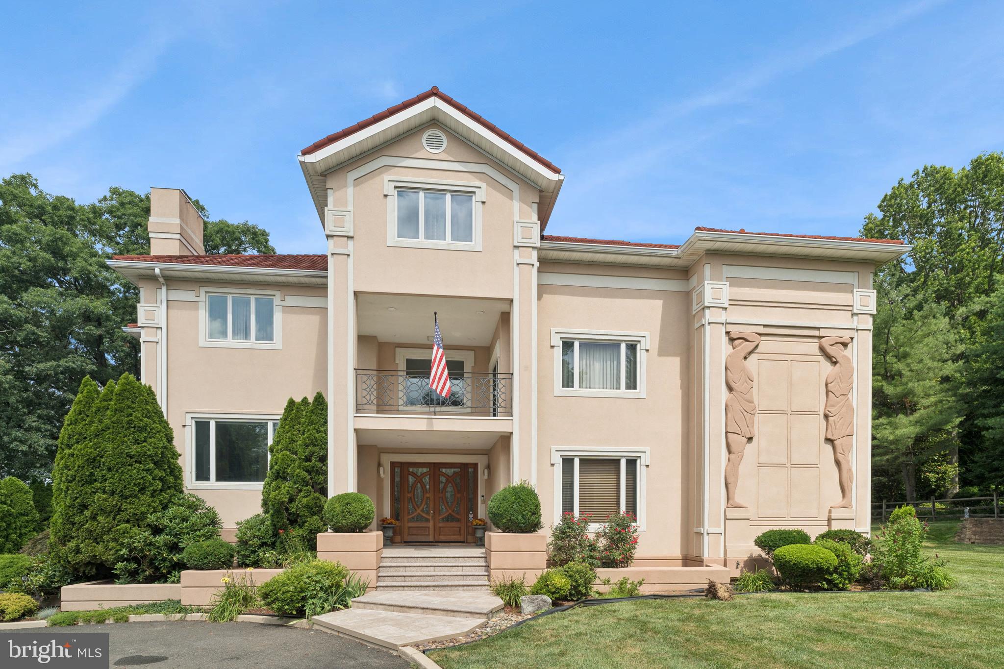 Crafted by a renowned architect for his own family, this sophisticated 7,500 sq. ft. residence redefines modern luxury. Located at Lower Moreland, the home offers refined elegance, custom design, and impeccable flow—perfect for executives and professionals who seek both prestige and practicality. From a formal library with teak built-ins to a fully soundproofed home theater, every space is thoughtfully planned. Host executive dinners in the formal dining room, relax by the fireplace in the sunken family room, or enjoy a peaceful evening on the private balcony of your master suite. The whole-house generator, 5-zone HVAC, and radiant floors ensure year-round comfort and peace of mind.
Retreat to the private owner’s suite featuring a spa-inspired bathroom with sauna and jetted tub, a southern-facing balcony, and a walk-in closet that rivals boutique dressing rooms. Additional guest suites and bedrooms offer generous closets and beautifully appointed bathrooms.
Highlights include: Radiant heat flooring; five-zone climate control; custom oak staircases; gas fireplace and built-in bar; full guest/in-law suite with private bath; gym, hobby room and extra storage; whole-house natural gas generator; parking for up to 15 cars. Located just moments from the Pennypack Preserve and scenic trails, and part of the award-winning Lower Moreland School District—this one-of-a-kind home is a rare opportunity for discerning buyers seeking luxury, space, and true craftsmanship.
Don’t miss your chance to own this exceptional property—schedule your private showing today!