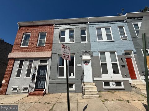 Townhouse For Sale - 1708 Lorman Street<br/> BALTIMORE, MD 21217