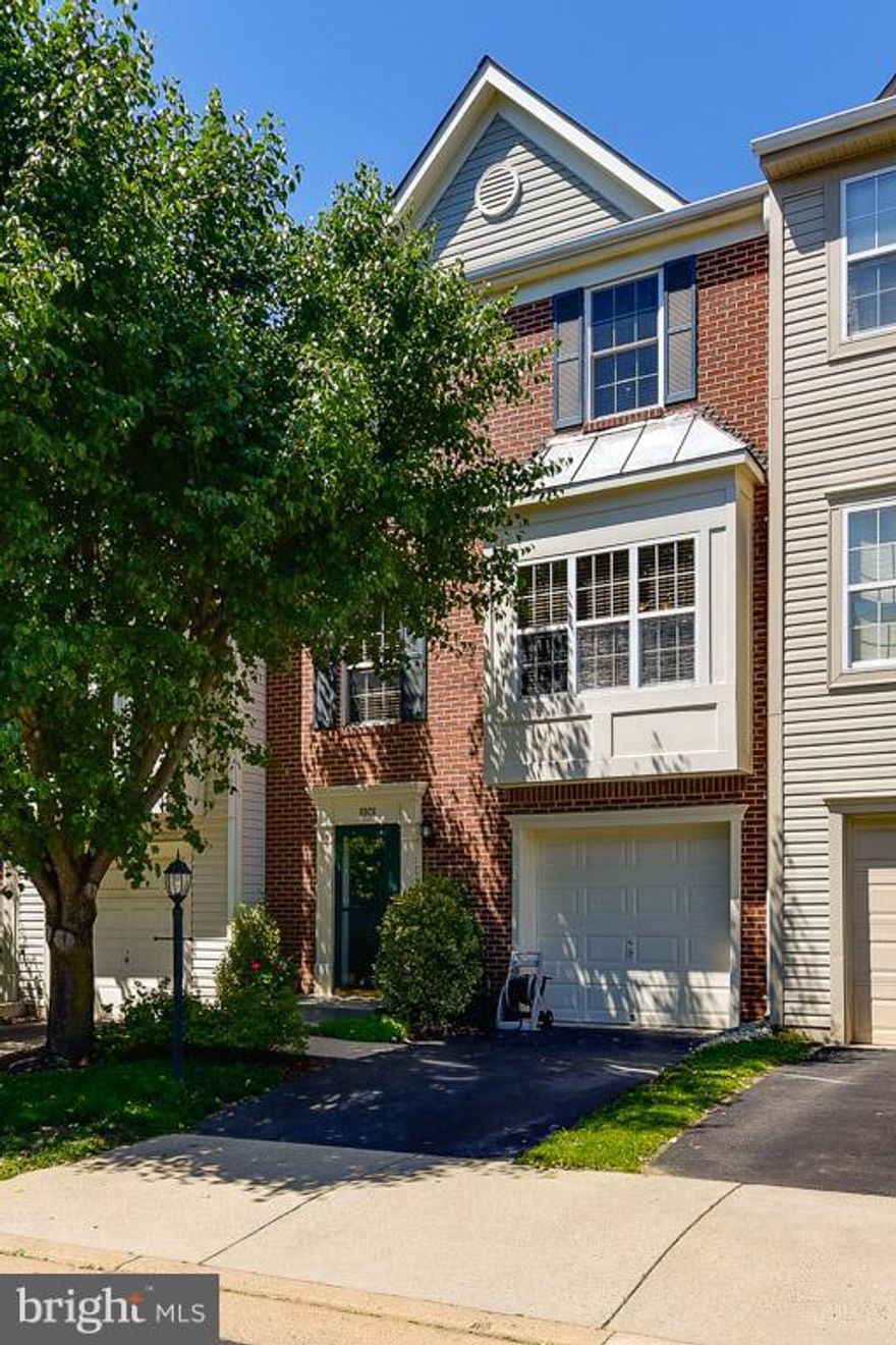 Beautiful brick-front townhouse w/ bay window and a bright & airy kitchen that opens to dinning & living room. Kitchen includes new granite counters & hardwoods that extend to dinning room. Large Master Bedroom with walk-in closet and dual vanity in master bath. 1 car garage & finished basement w/ half bath on lower level that lead out to brick patio, Close to 66/29 and Shopping. Must See!