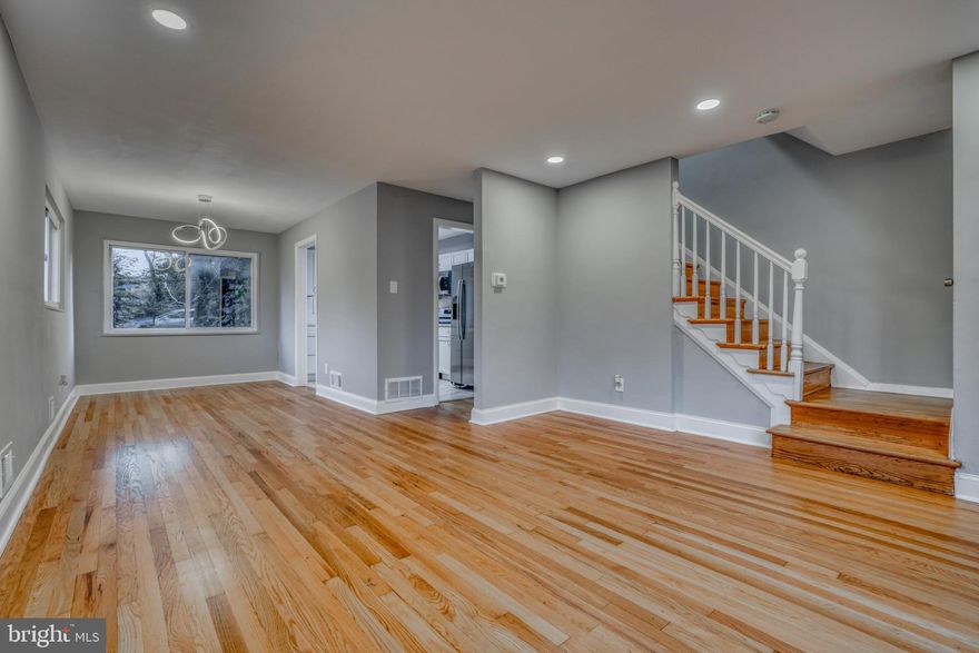 Everything new!! Move right into this fully renovated duplex home in the Mid-Govans area! 3BR with a possible 4th BR on the lower walk-out level. Open plan living room/dining room with a beautiful new kitchen. All new stainless appliances. Beautiful hardwood floors on the main level. New carpet in the bedrooms. Fully finished basement with extra living space, or make it a 4th BR with a private entrance and half bath. Full-sized, front-loading W/D! Plenty of outdoor space for entertaining or gardening. The seller will install a parking pad with a full-price offer!