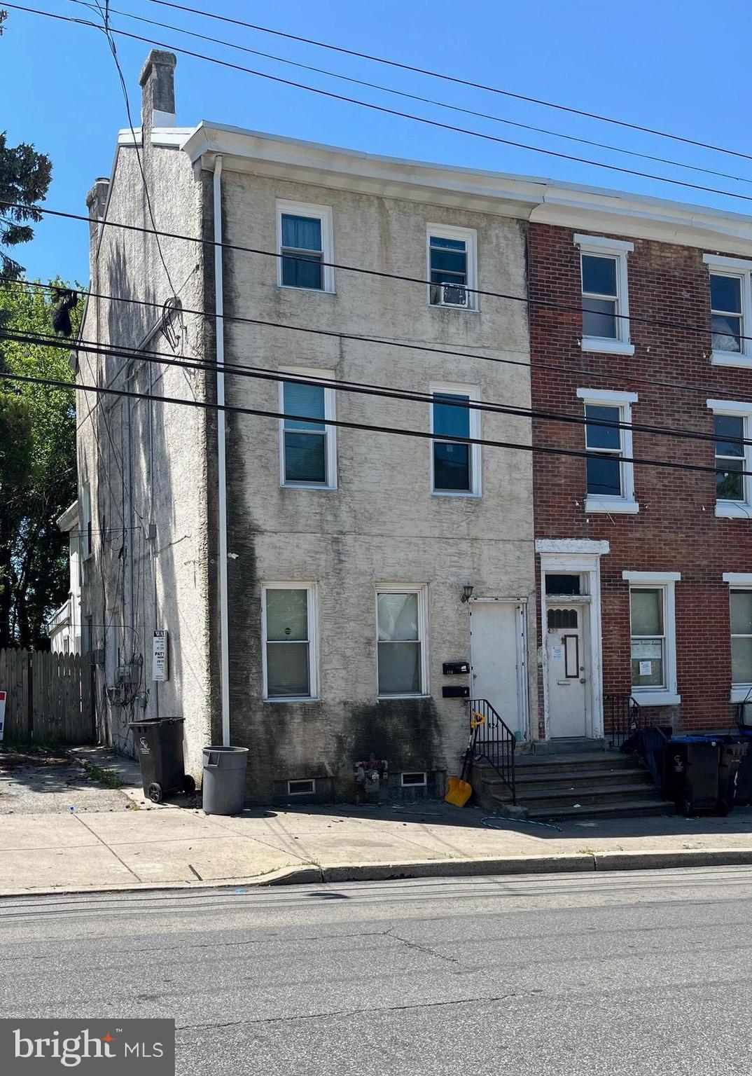 Attention Investors! 2 unit building coming soon! with tenants in place. New electric , separately metered, new electric wall mount heaters, New roof, new windows upper floor. Fenced in back yard, 2 off street parking spaces. Leases in place through November. See agent remarks. Property being sold as is. Buyer responsible for municipal inspections.