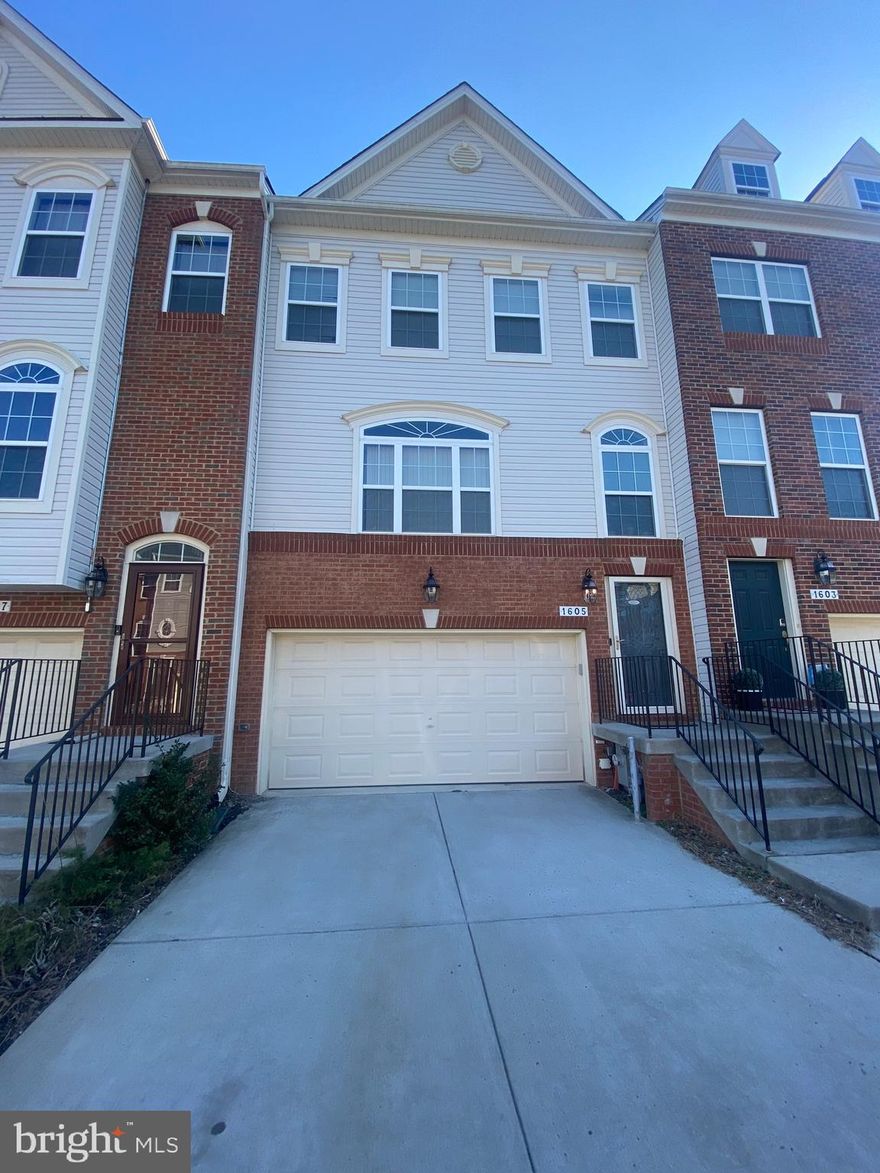 3 Story 2-Car Garage Suburban Townhome For Rent - $2,900!  Multiple applications received, please view property and submit applications.
* Kid-friendly recreation room on the ground floor with fenced in Backyard with stunning Main Level Great room for entertaining on grand scale. 
* Designer kitchen with chef's island, granite counters, stainless steel appliances and attached breakfast bar is ideal for spending quality time with the family. Large deck with table and chairs for outdoor living directly off the kitchen.
* Laundry area with full size appliances is conveniently located on the upper floor, adjacent to the bedrooms.
* Relaxing owner's suite features large walk-in closet and owner's bath with dual vanities, separate shower and oversized soaking tub 
Here's the DETAILS:
* 2,100 Sq.Ft. * 3 Bedrooms * 2 Full bathrooms* 2 1/2 bathrooms * Finished Basement
* Flooring: Wood Floors on Main Level, Carpet in Basement and Upper Level
* Heating features: Forced Air, Natural Gas
* Cooling features: Ceiling Fan(s), Central A/C, Electric
* Appliances included: Dishwasher, Disposal, Washer, Dryer, Ice Maker, Microwave, Oven/Range - Gas, Refrigerator, Gas Water Heater
* Garage spaces: 2
* Driveway spaces: 2
* Amenities: Community Pool, Clubhouse, Pet Friendly
*Anne Arundel County Public Schools
* Neighborhood: Close to BWI Airport, Amtrack, Arundel Mills and Maryland Live Casino!
August 1 Occupancy.