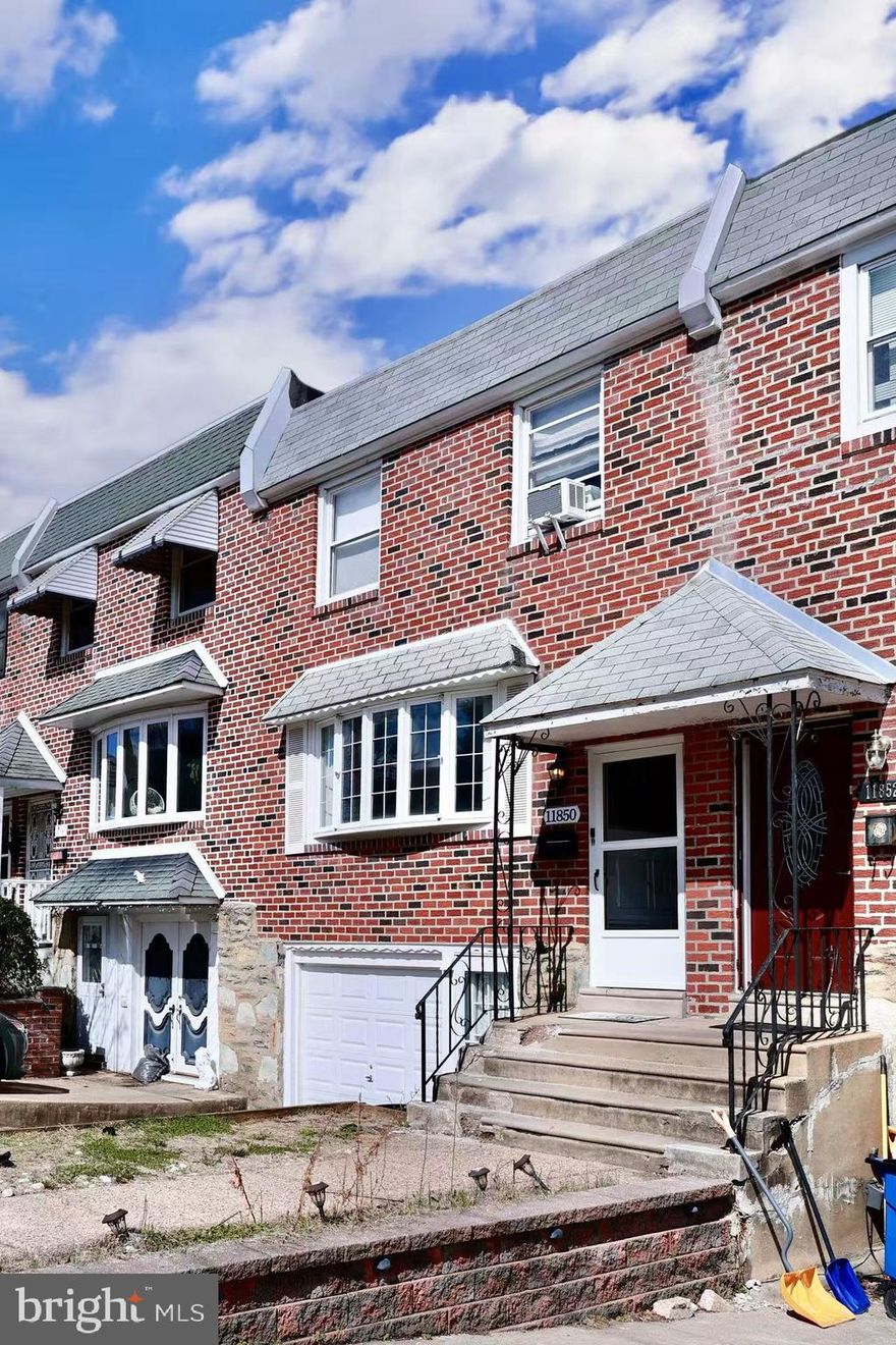 Welcome to this large stunning, move-in ready home located in the highly desirable Parkwood neighborhood. This home features 3 spacious bedrooms and 1.5 bathrooms, offering a perfect blend of comfort and modern style.  Step inside to find beautiful plank flooring throughout the entire first floor which seamlessly connects to the bright and airy living room, dining area and expanded kitchen. The kitchen contains plenty of upgraded white cabinets, subway tile back splash, stainless steel appliances, and granite counter tops and a large center island. The first floor also includes a convenient powder room. Upstairs, will find 3 generously sized bedrooms along with a well-appointed full hall bathroom. The finished basement provides additional living space, ideal for a family room, home office or gym. It also features a laundry area and interior access to an attached one-car garage and a walk-out to a covered patio overlooking a private, fenced-in back yard perfect for relaxing or entertaining.  In additional highlights to this home, attached 1-car garage and 2-car private driveway for off street parking. Excellence location just minutes from Woodhaven Rd and I-95 for an easy commute to Center City Philadelphia, Trenton, Princeton or NYC. Walking distance to shopping, dining and everyday conveniences.