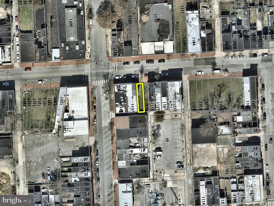 ONLINE AUCTION: v Bidding begins 4/1/2026 @ 10:00 AM. Bidding ends 4/3/2026 @ 12:10 PM. List Price is Suggested Opening Bid. Deposit: $5,000.

This lot of land is located in the Hollins Market neighborhood of Baltimore City. The property is in close proximity to Carroll Park, University of Maryland Baltimore campus, Mount Clare Junction Shopping Center, & B&O Railroad Museum. The area provides easy access to the major traffic artery, Interstate 95, connecting to downtown Baltimore and surrounding areas.