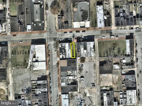 Vacant Land For Sale - 1135 W Baltimore Street<br/> BALTIMORE, MD 21223